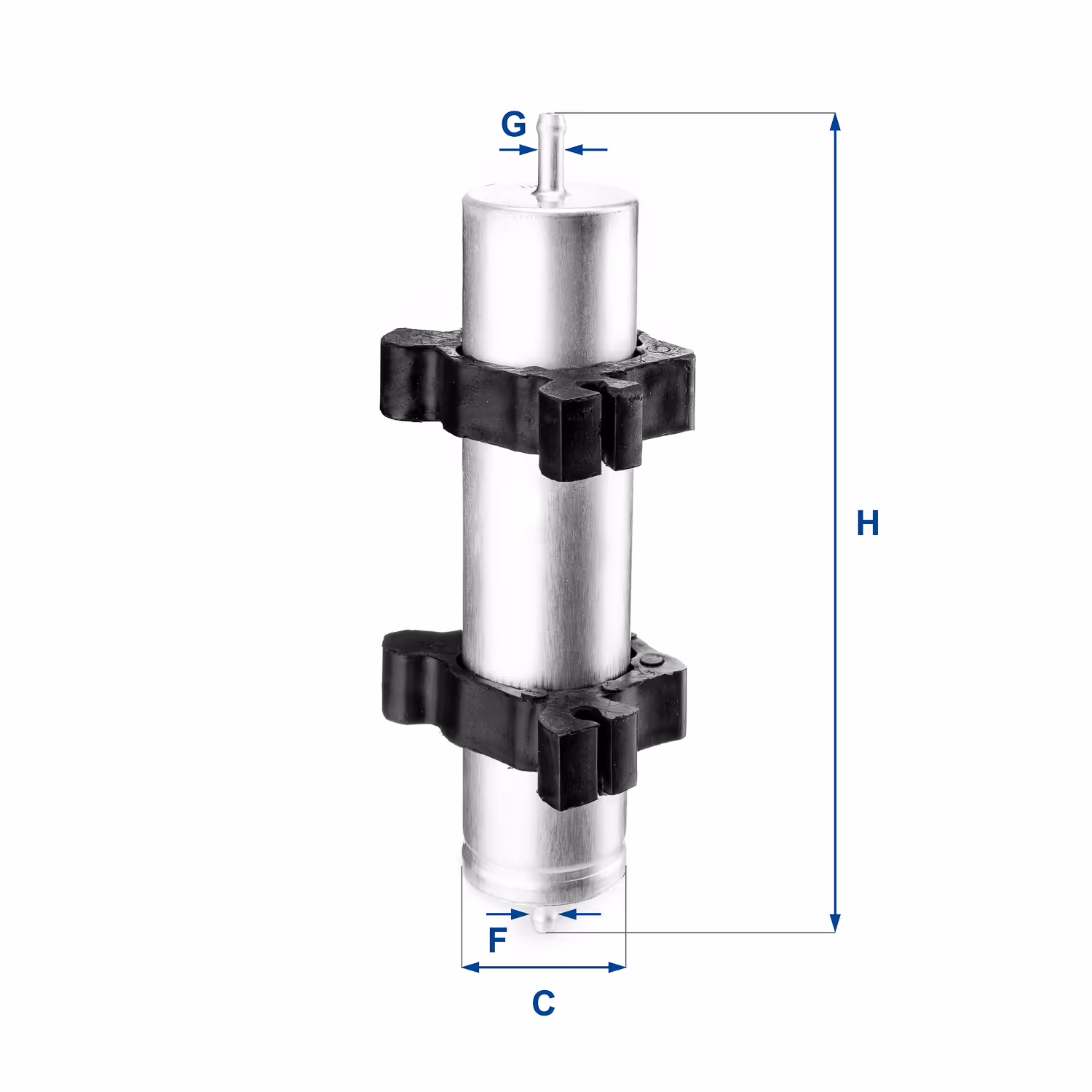 FILTRE À CARBURANT, FILTRE EN LIGNE POUR DIESEL 31.824.00 - UFI FILTER