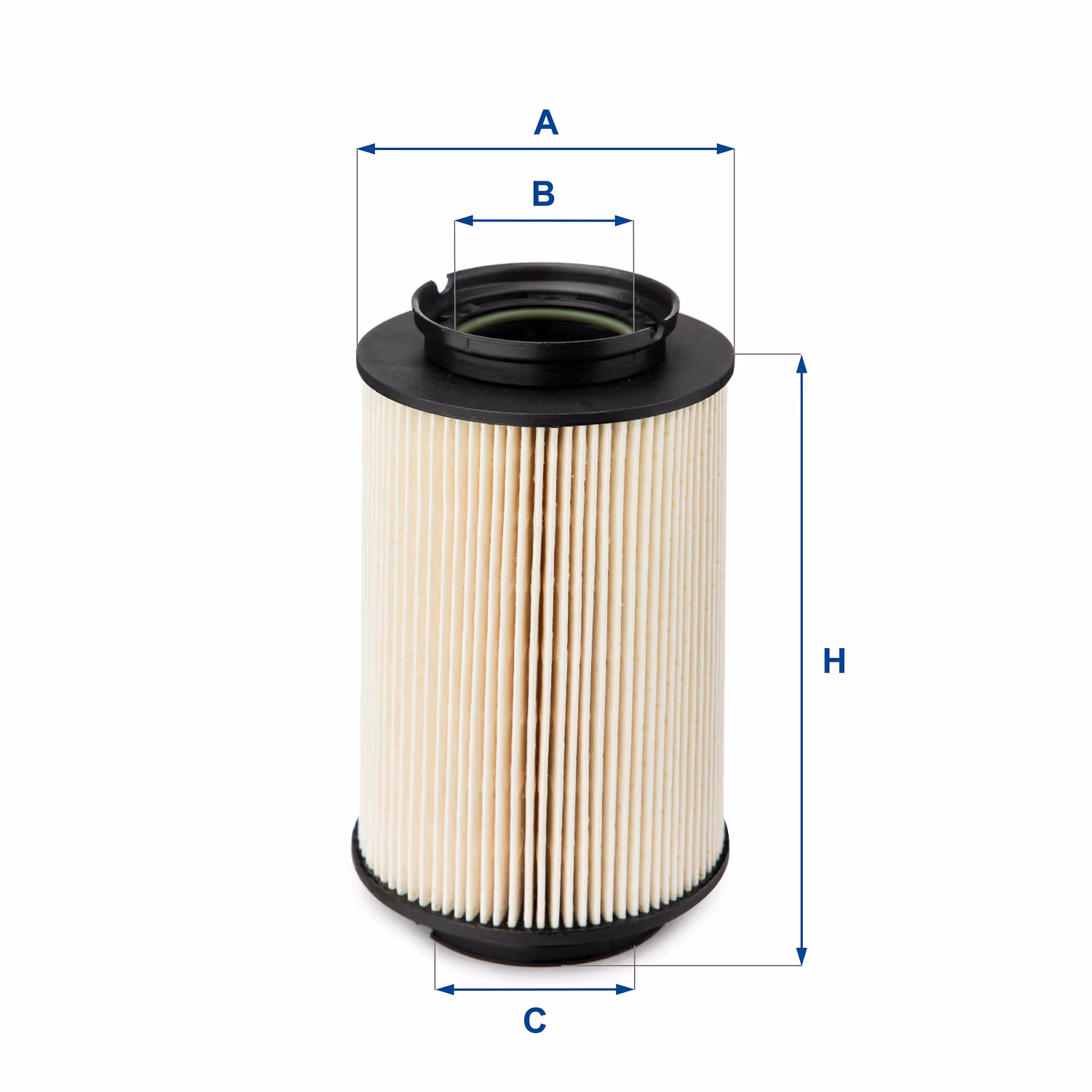 FILTRE À CARBURANT, ÉLÉMENT FILTRANT DIESEL 26.014.00 - UFI FILTER