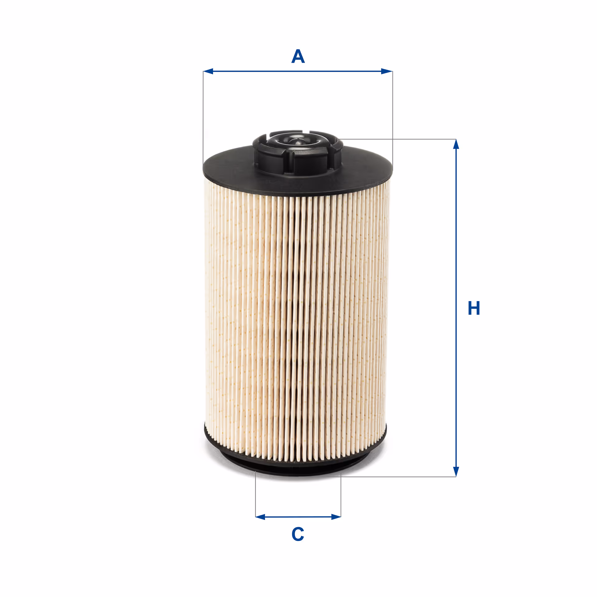 FILTRE À CARBURANT, ÉLÉMENT FILTRANT DIESEL 26.039.00 - UFI FILTER