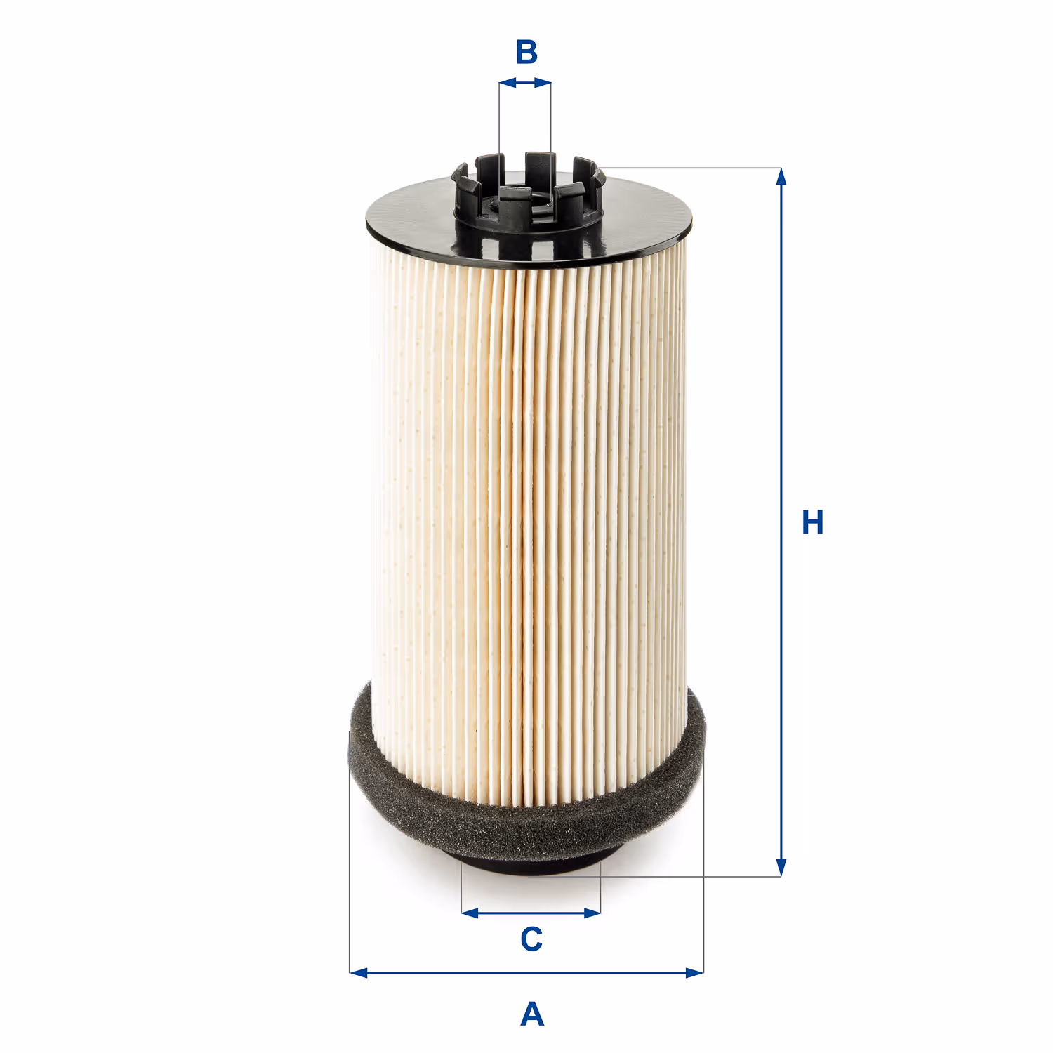 FILTRE À CARBURANT, ÉLÉMENT FILTRANT DIESEL 26.001.00 - UFI FILTER
