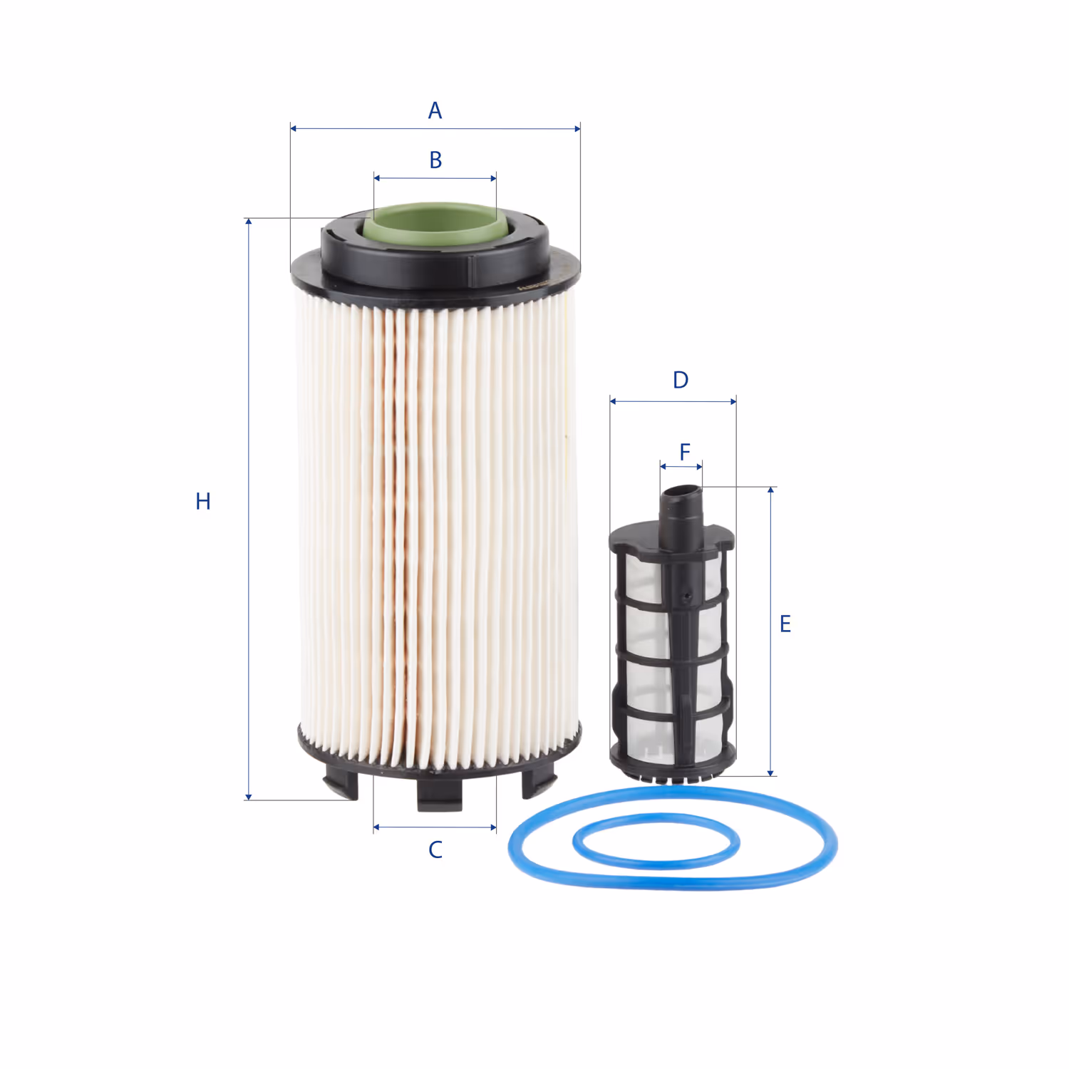 FILTRE À CARBURANT, ÉLÉMENT FILTRANT DIESEL 26.174.01 - UFI FILTER
