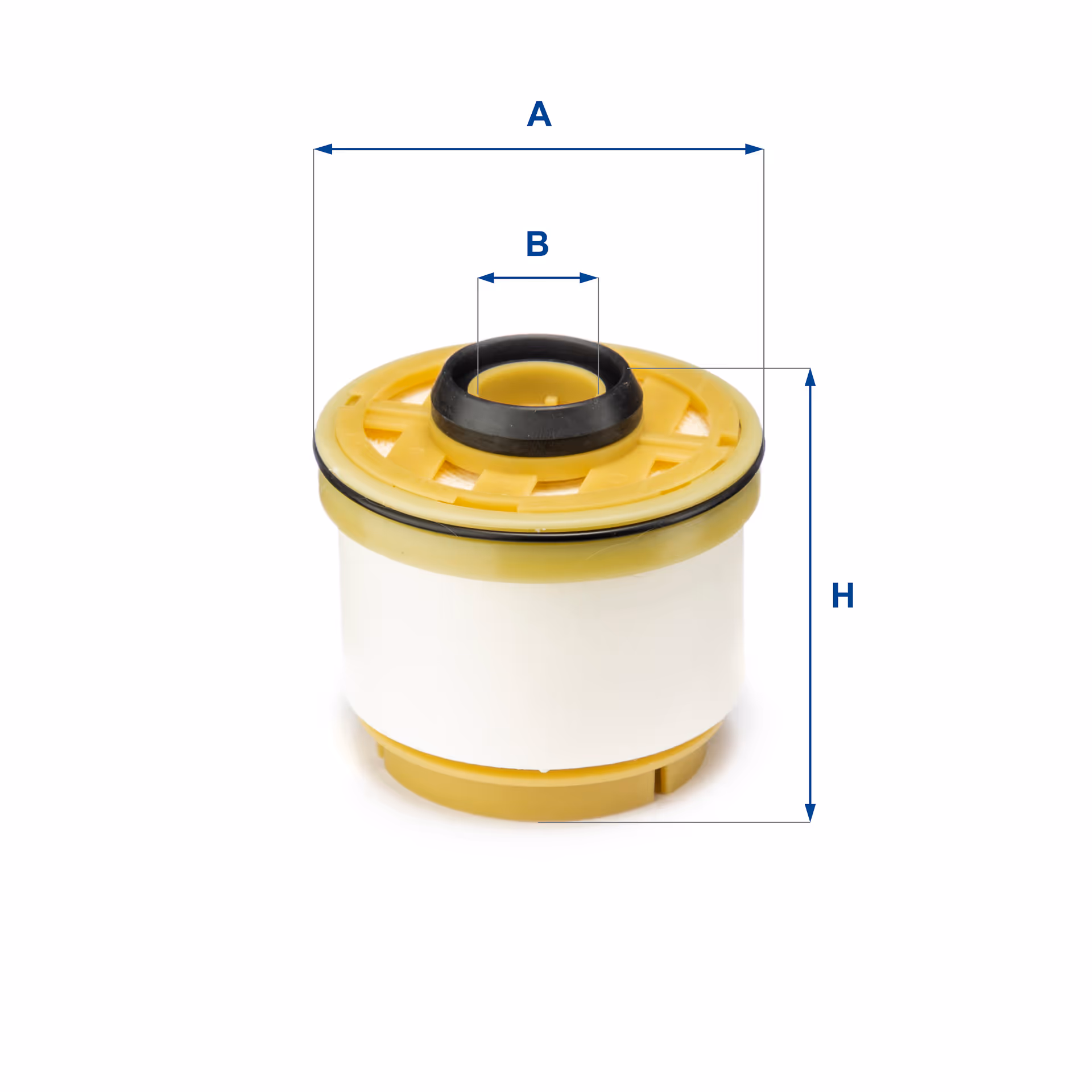 FILTRE À CARBURANT, ÉLÉMENT FILTRANT DIESEL 26.045.00 - UFI FILTER