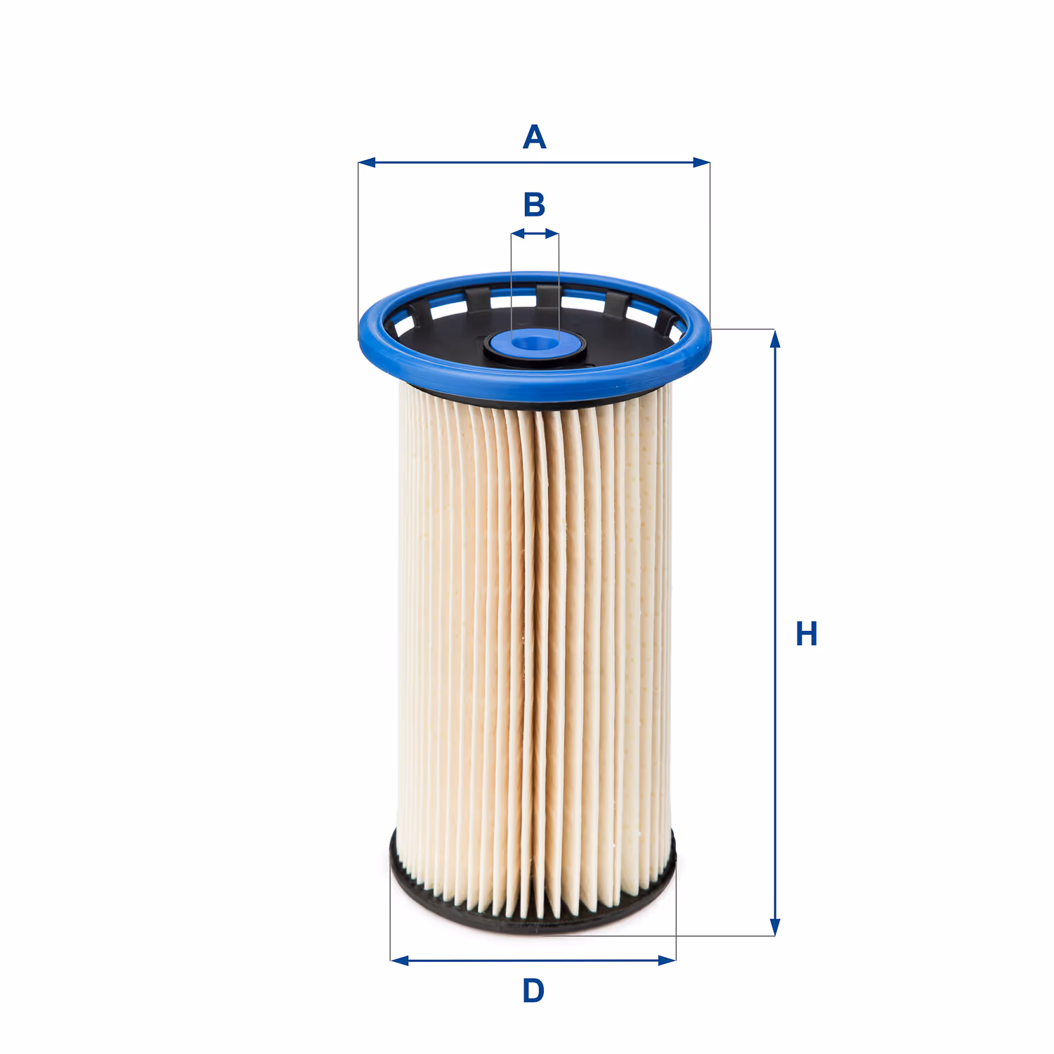 FILTRE À CARBURANT, ÉLÉMENT FILTRANT DIESEL 26.038.00 - UFI FILTER
