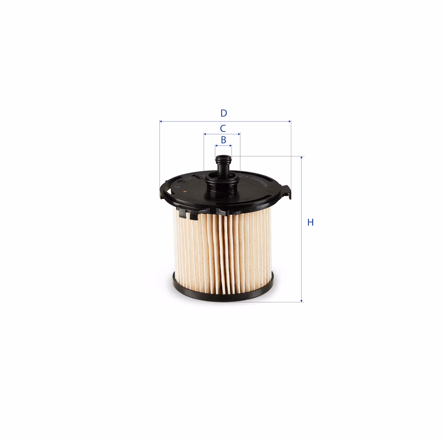 FILTRE À CARBURANT, ÉLÉMENT FILTRANT DIESEL 26.074.00 - UFI FILTER