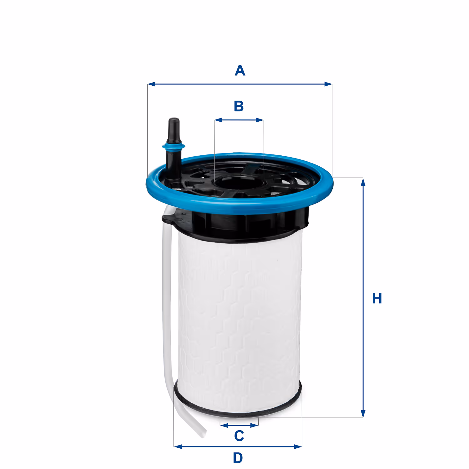 FILTRE À CARBURANT, ÉLÉMENT FILTRANT DIESEL 26.052.00 - UFI FILTER