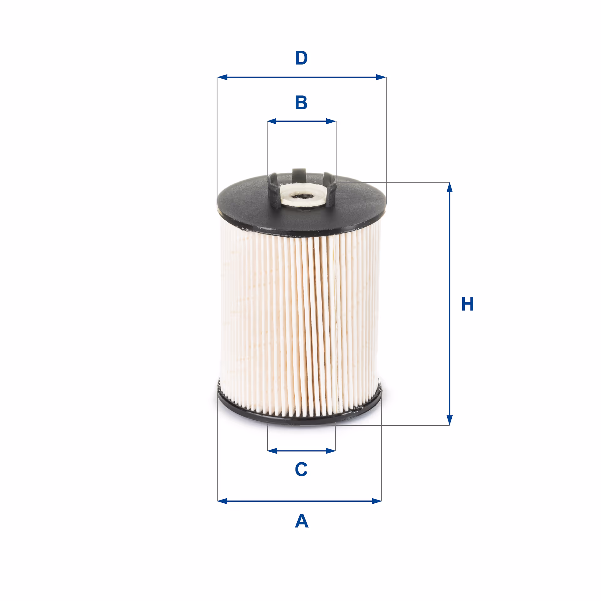 FILTRE À CARBURANT, ÉLÉMENT FILTRANT DIESEL 26.081.00 - UFI FILTER