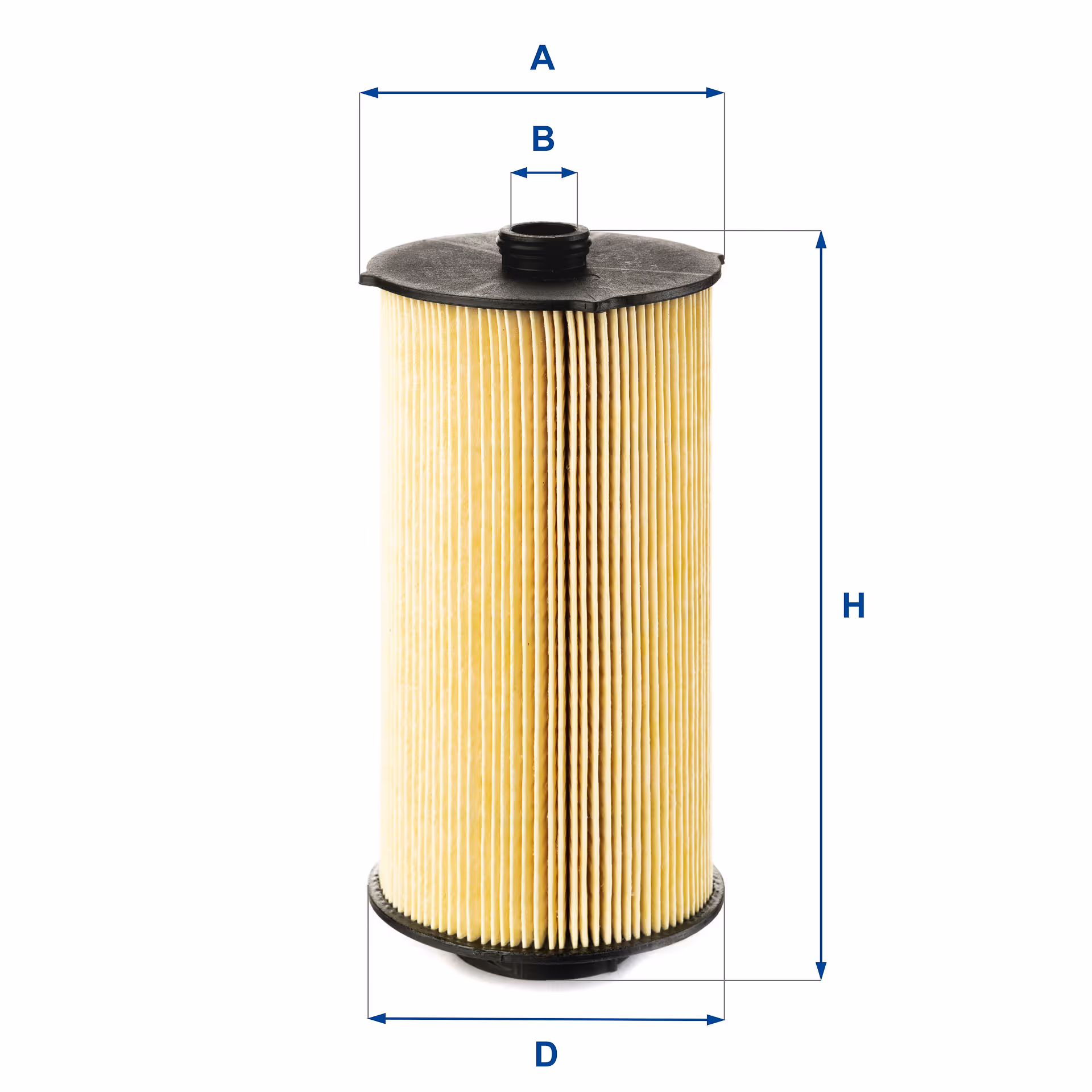 FILTRE À CARBURANT, ÉLÉMENT FILTRANT DIESEL 26.068.00 - UFI FILTER