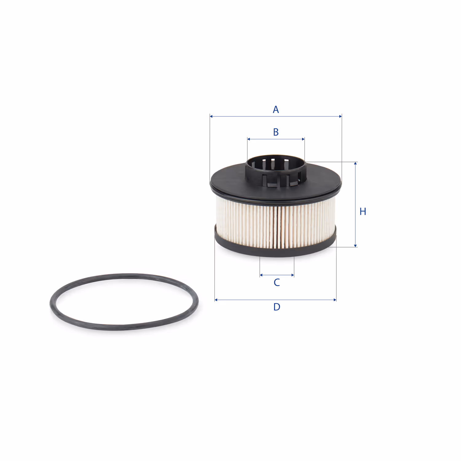 FILTRE À CARBURANT, ÉLÉMENT FILTRANT DIESEL 26.201.00 - UFI FILTER