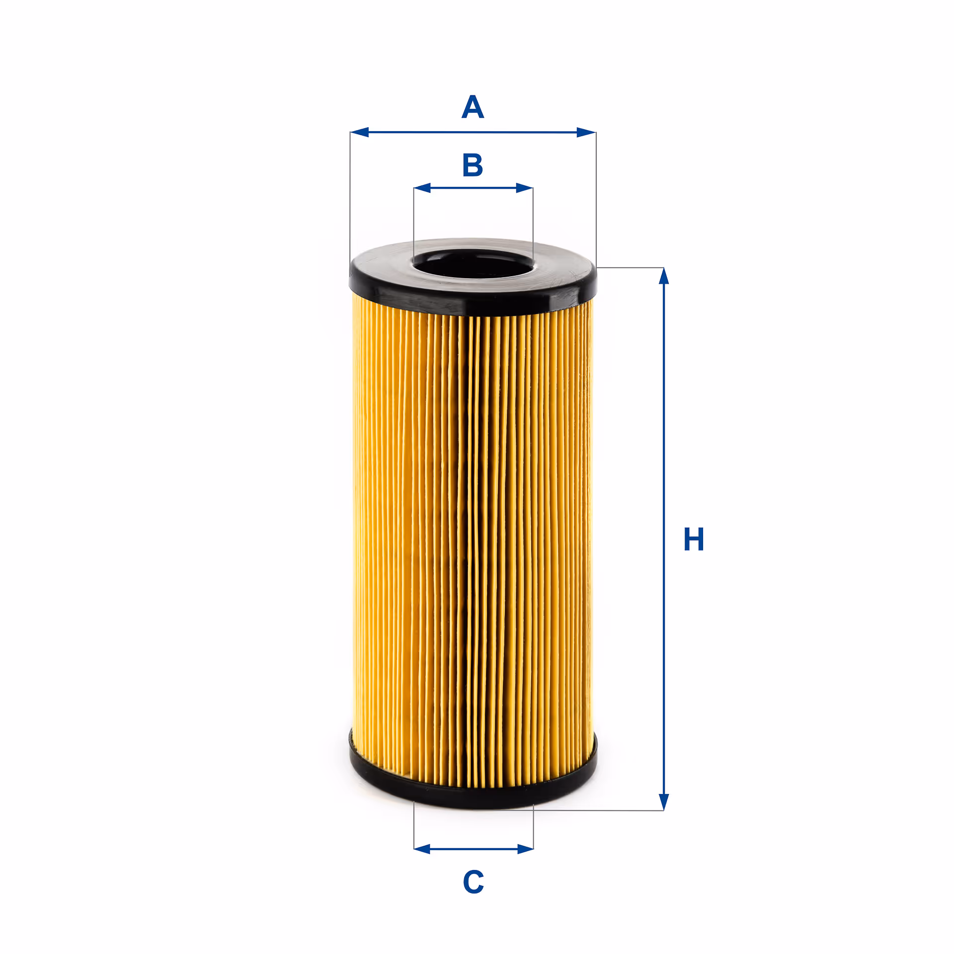 FILTRE À CARBURANT, ÉLÉMENT FILTRANT DIESEL 26.162.00 - UFI FILTER