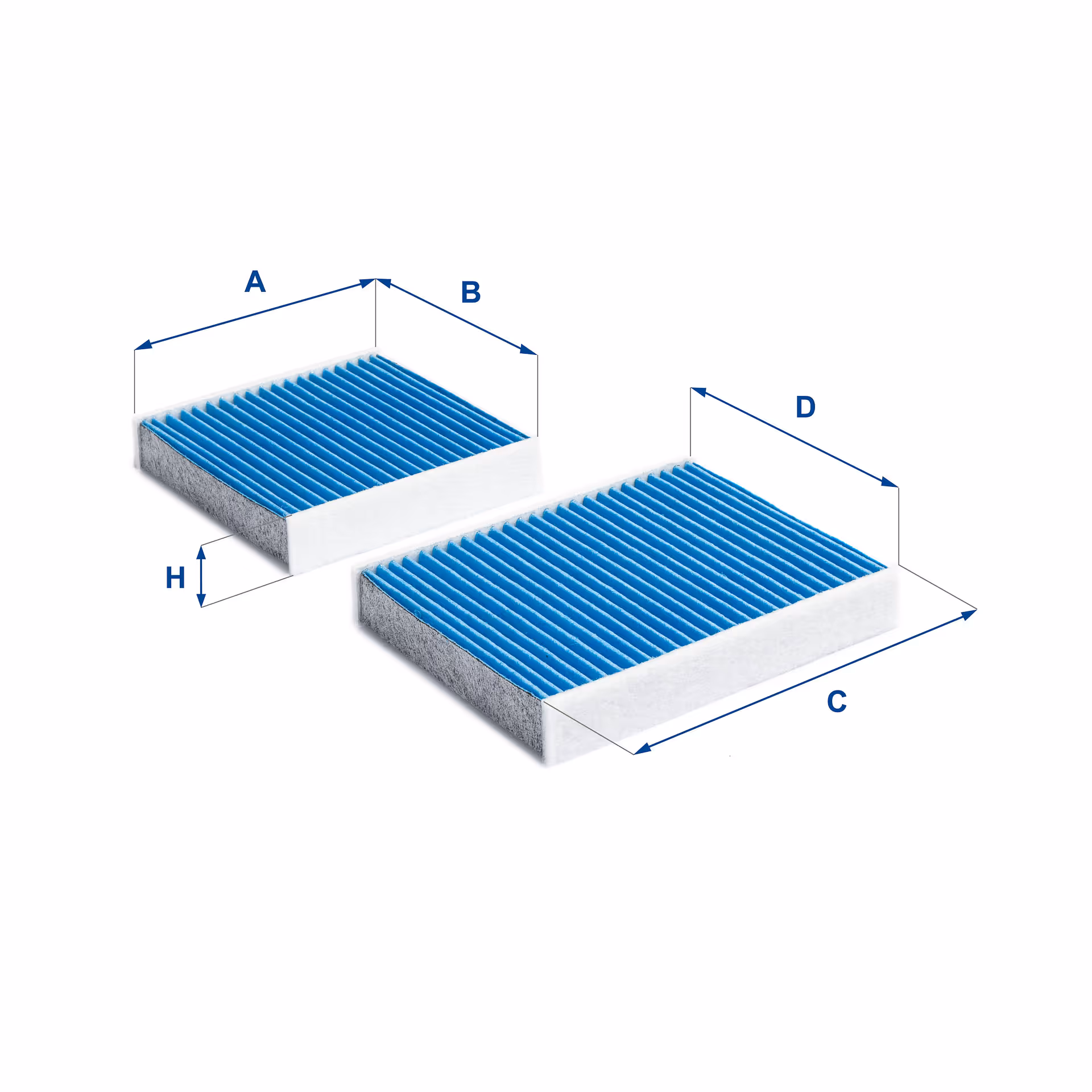 FILTRE D'HABITACLE, ANTIBACTÉRIEN ARGENTIUM® 34.164.00 - UFI FILTER