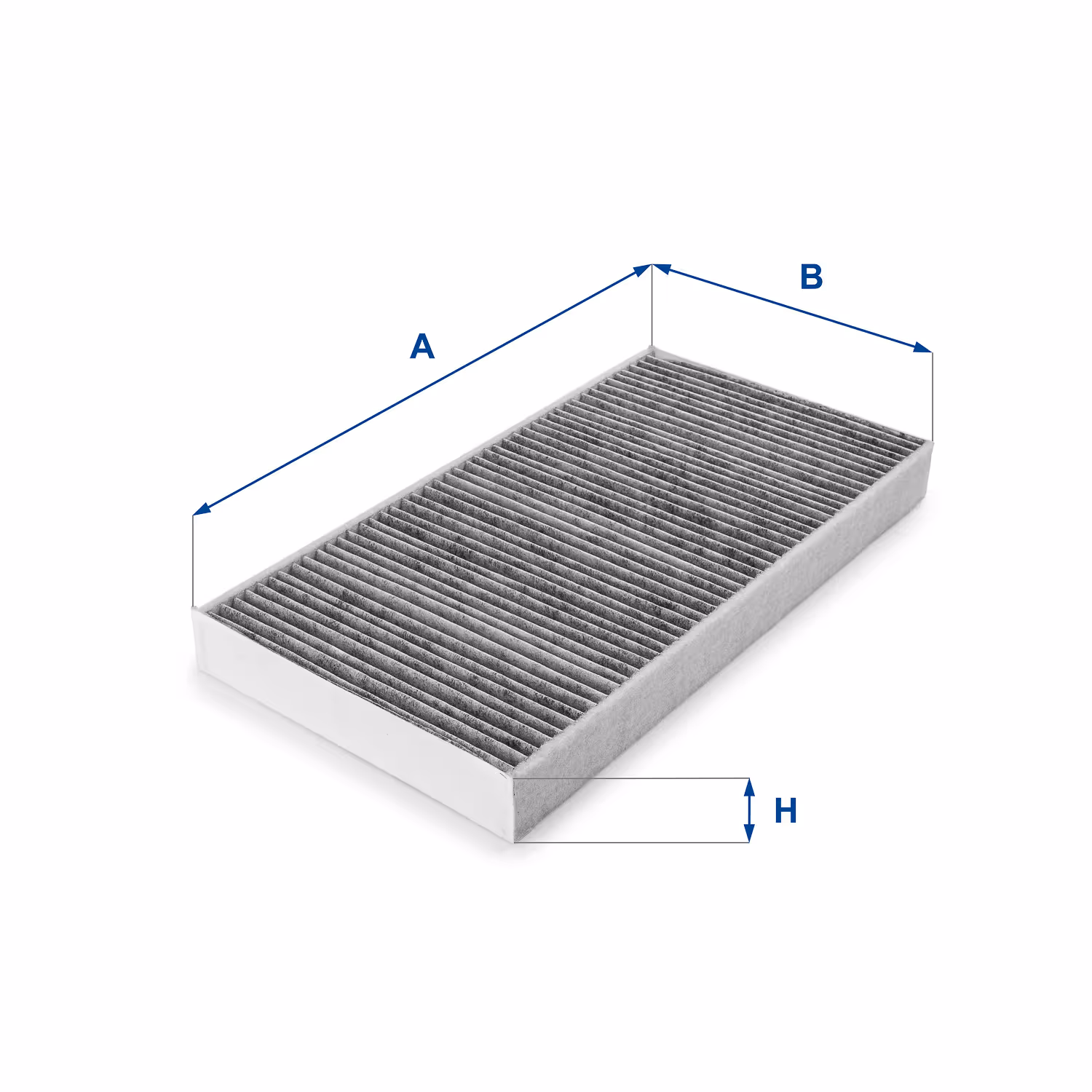 FILTRE D'HABITACLE, CHARBON ACTIF 54.100.00 - UFI FILTER