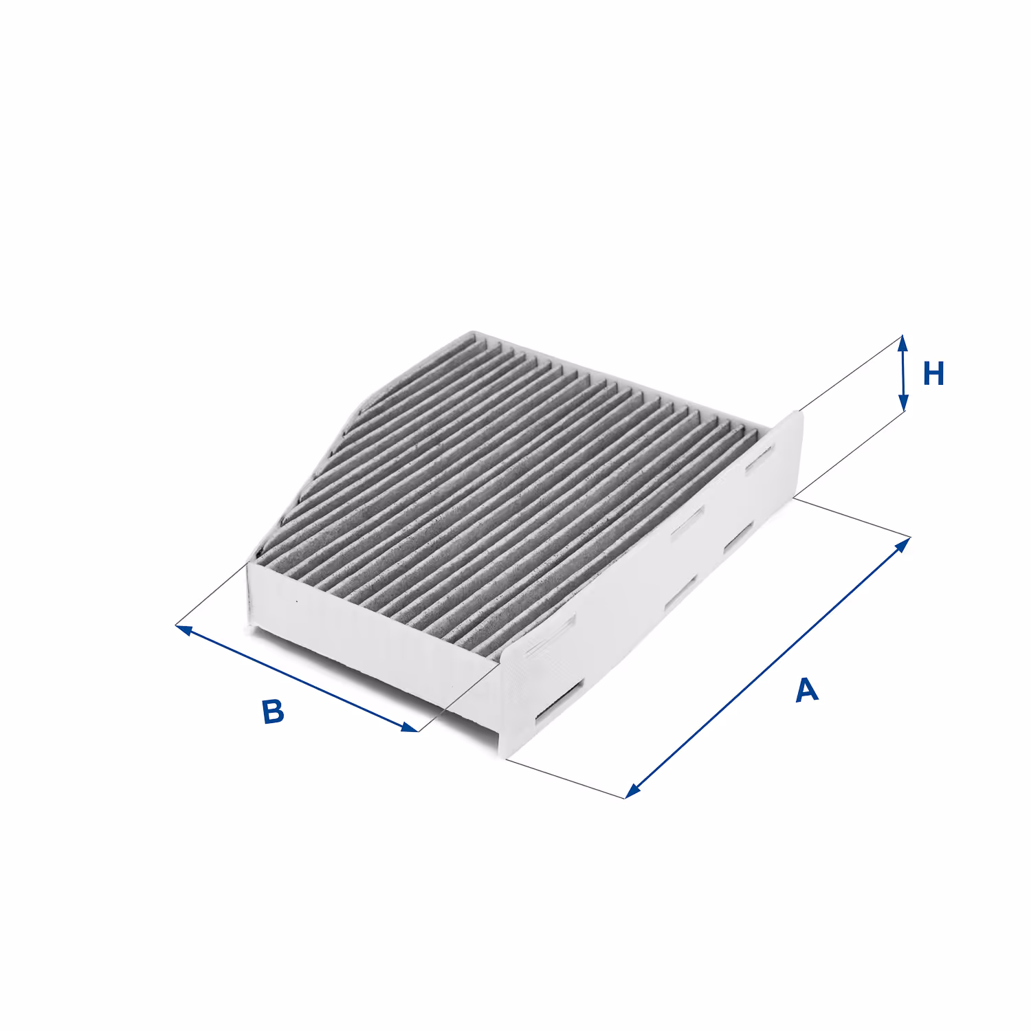 FILTRE D'HABITACLE, CHARBON ACTIF 54.124.00 - UFI FILTER