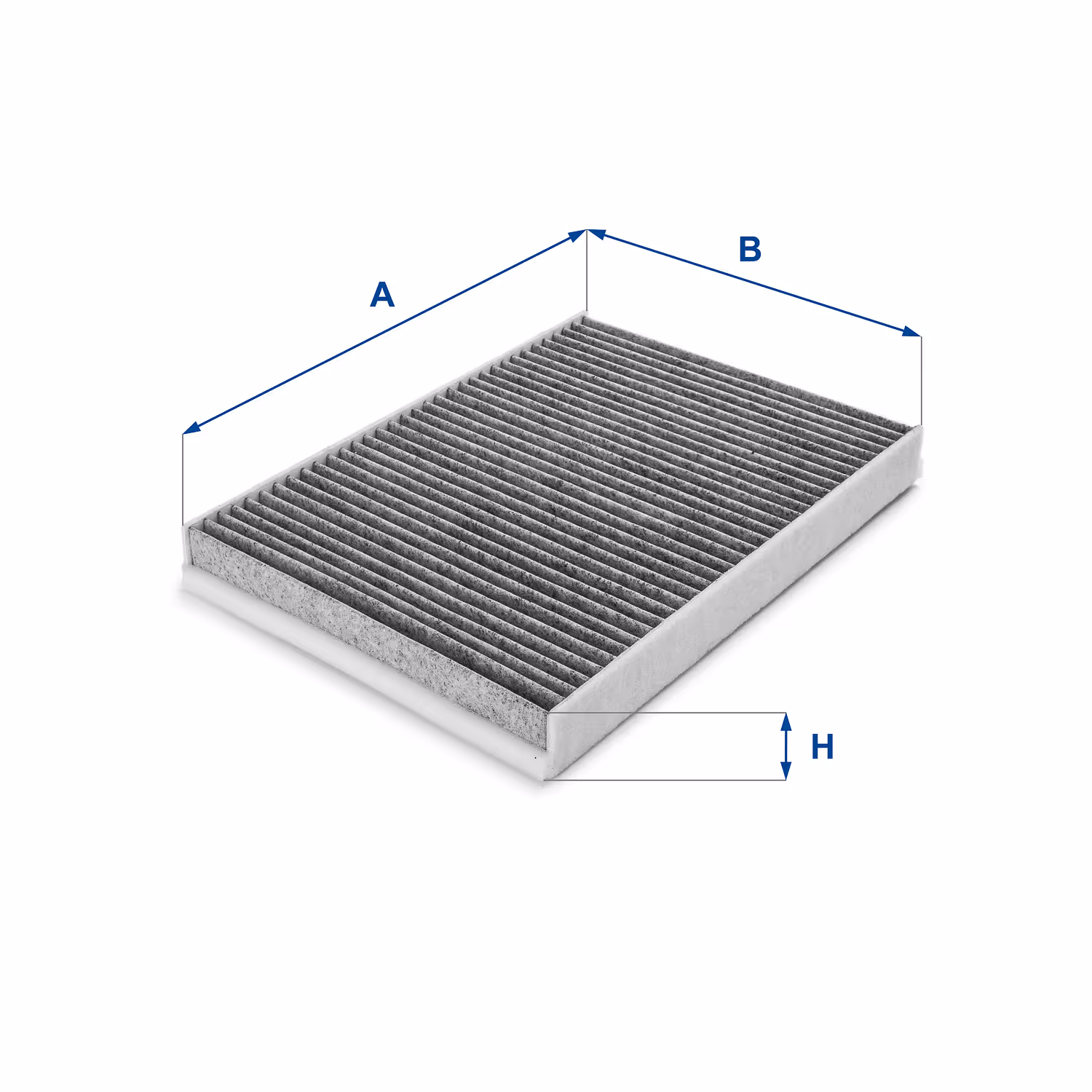 FILTRE D'HABITACLE, CHARBON ACTIF 54.143.00 - UFI FILTER