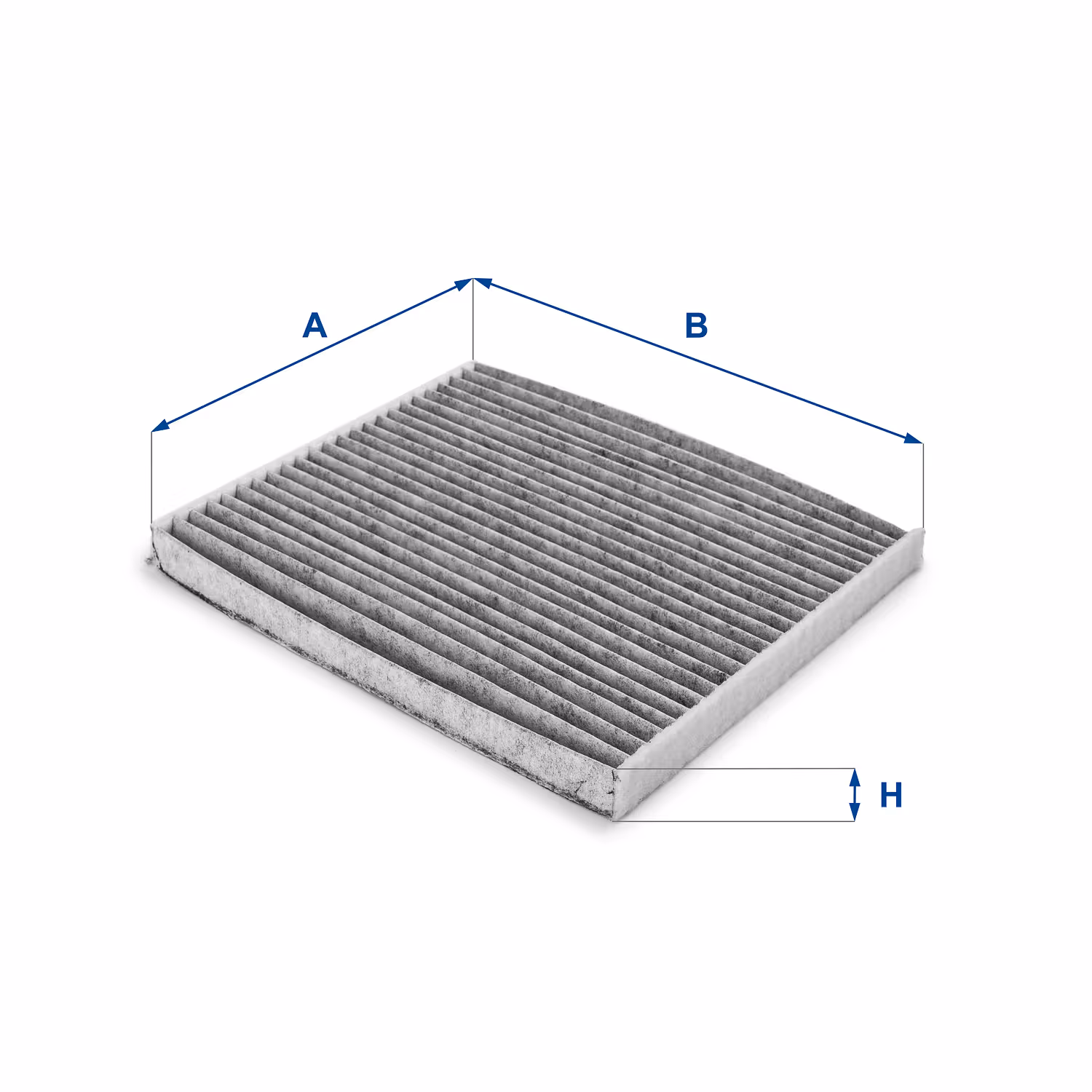 FILTRE D'HABITACLE, CHARBON ACTIF 54.162.00 - UFI FILTER