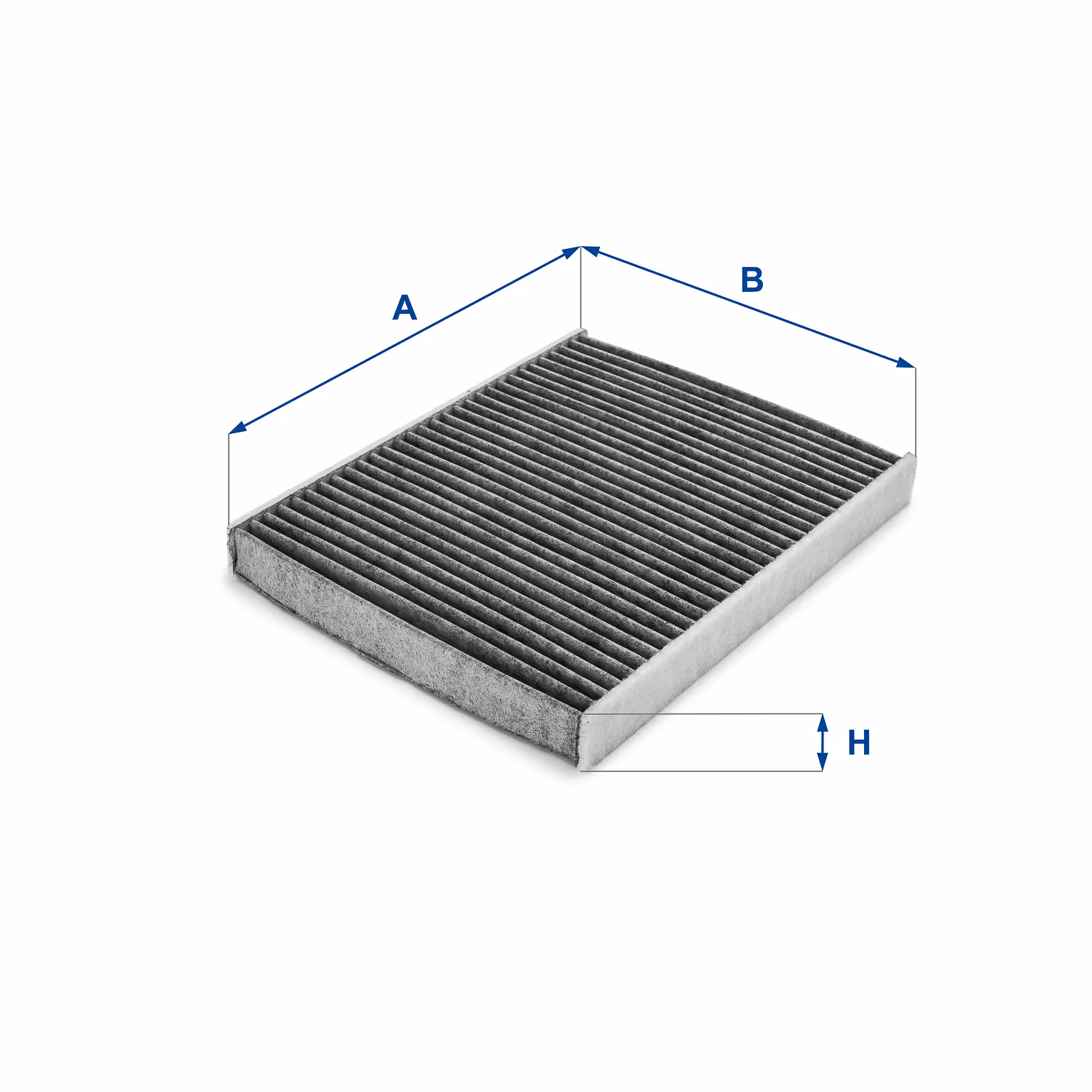 FILTRE D'HABITACLE, CHARBON ACTIF 54.170.00 - UFI FILTER