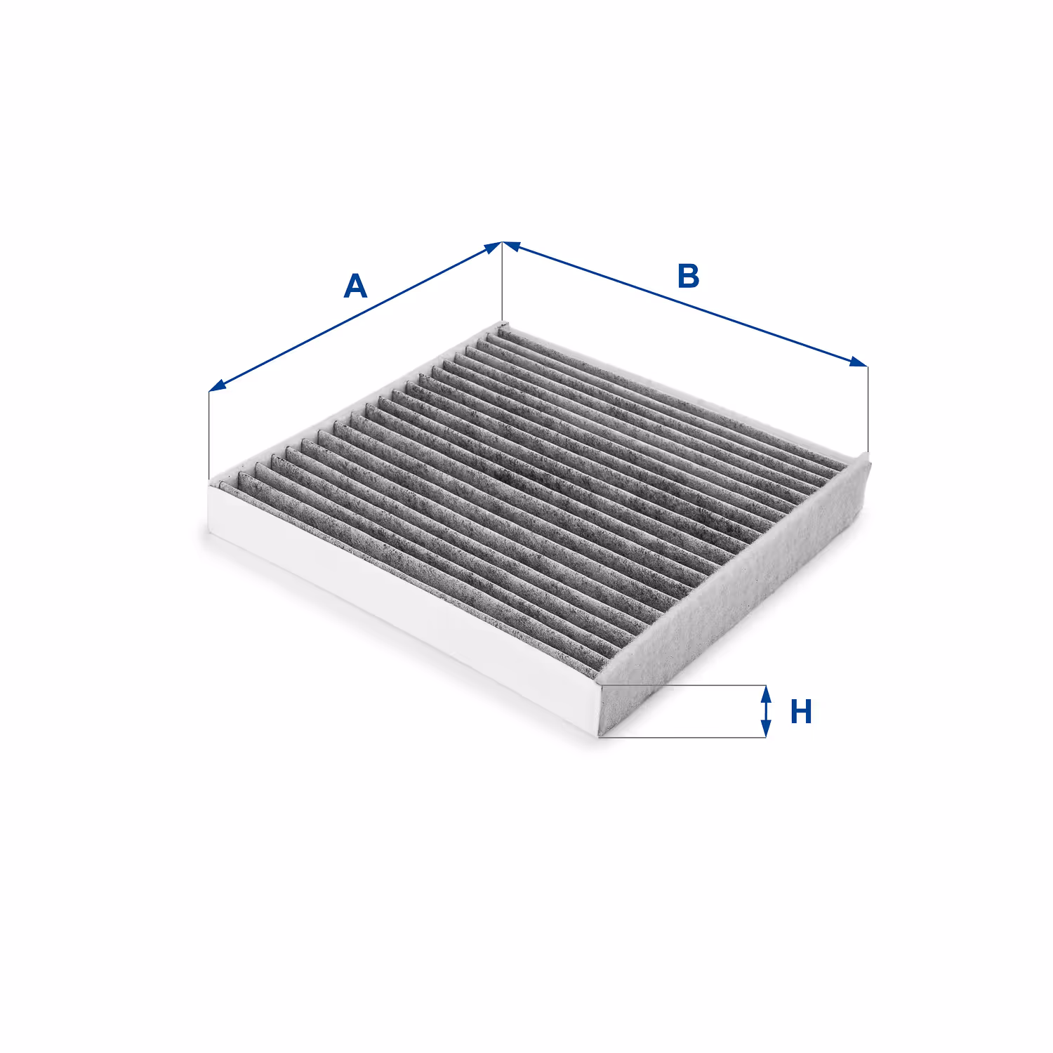 FILTRE D'HABITACLE, CHARBON ACTIF 54.223.00 - UFI FILTER