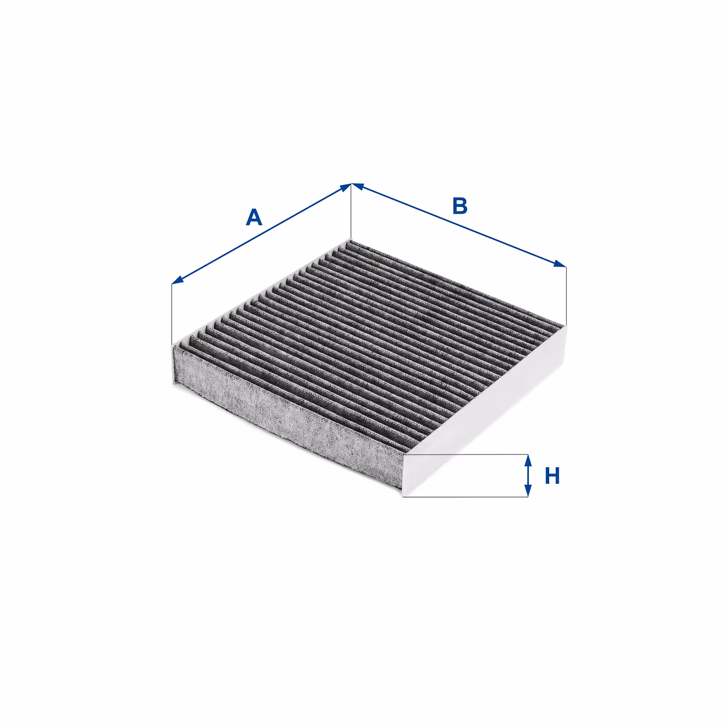 FILTRE D'HABITACLE, CHARBON ACTIF 54.248.00 - UFI FILTER