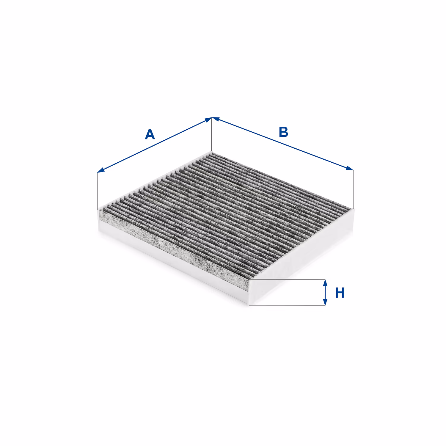 FILTRE D'HABITACLE, CHARBON ACTIF 54.266.00 - UFI FILTER
