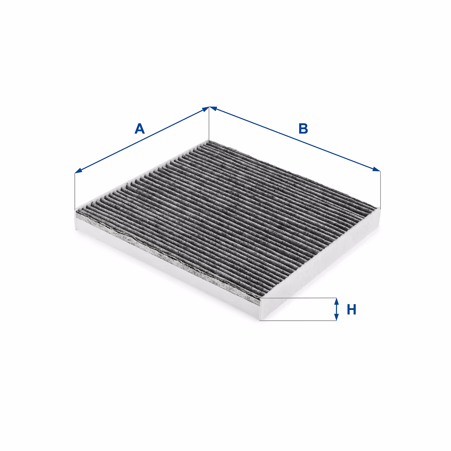 FILTRE D'HABITACLE, CHARBON ACTIF 54.269.00 - UFI FILTER