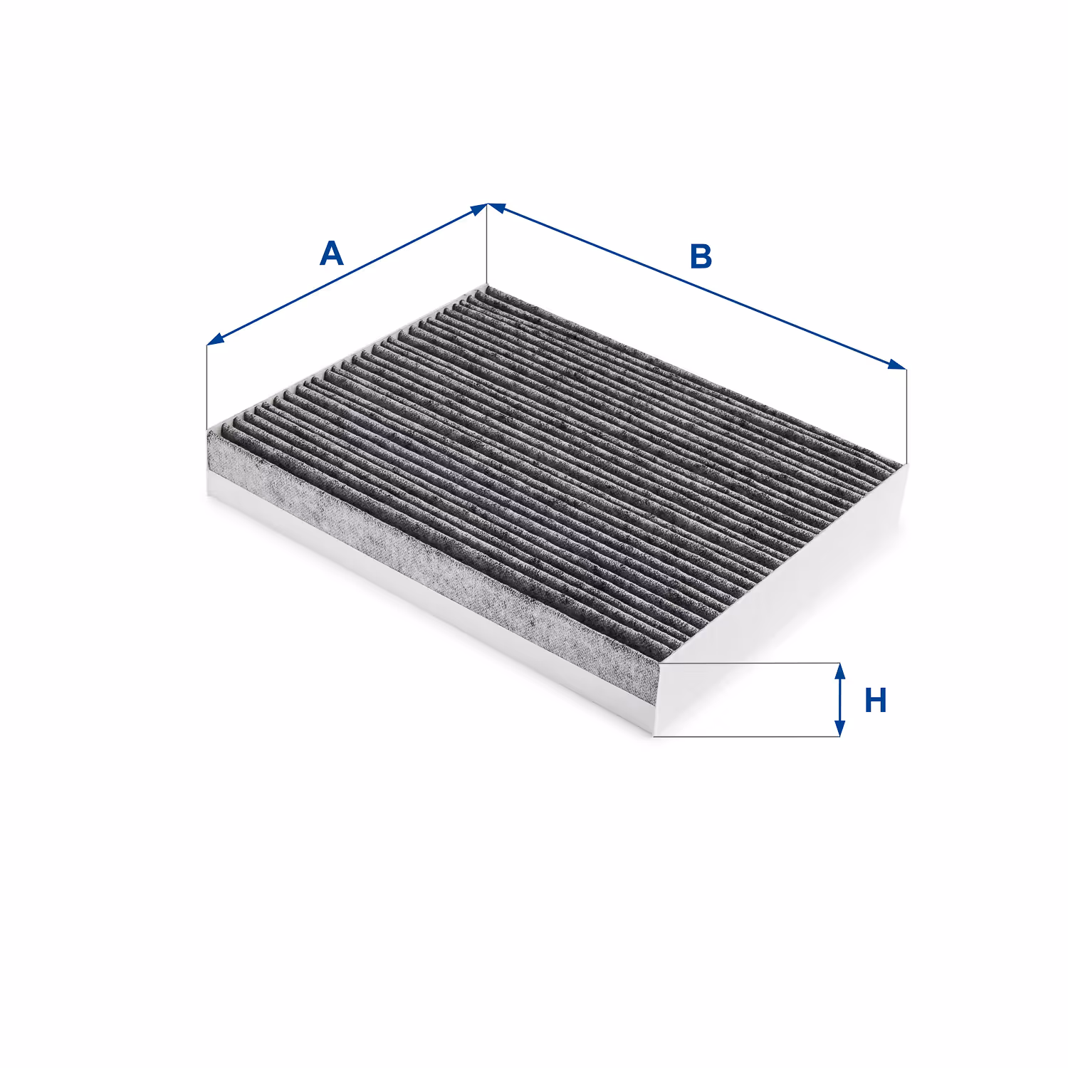 FILTRE D'HABITACLE, CHARBON ACTIF 54.289.00 - UFI FILTER