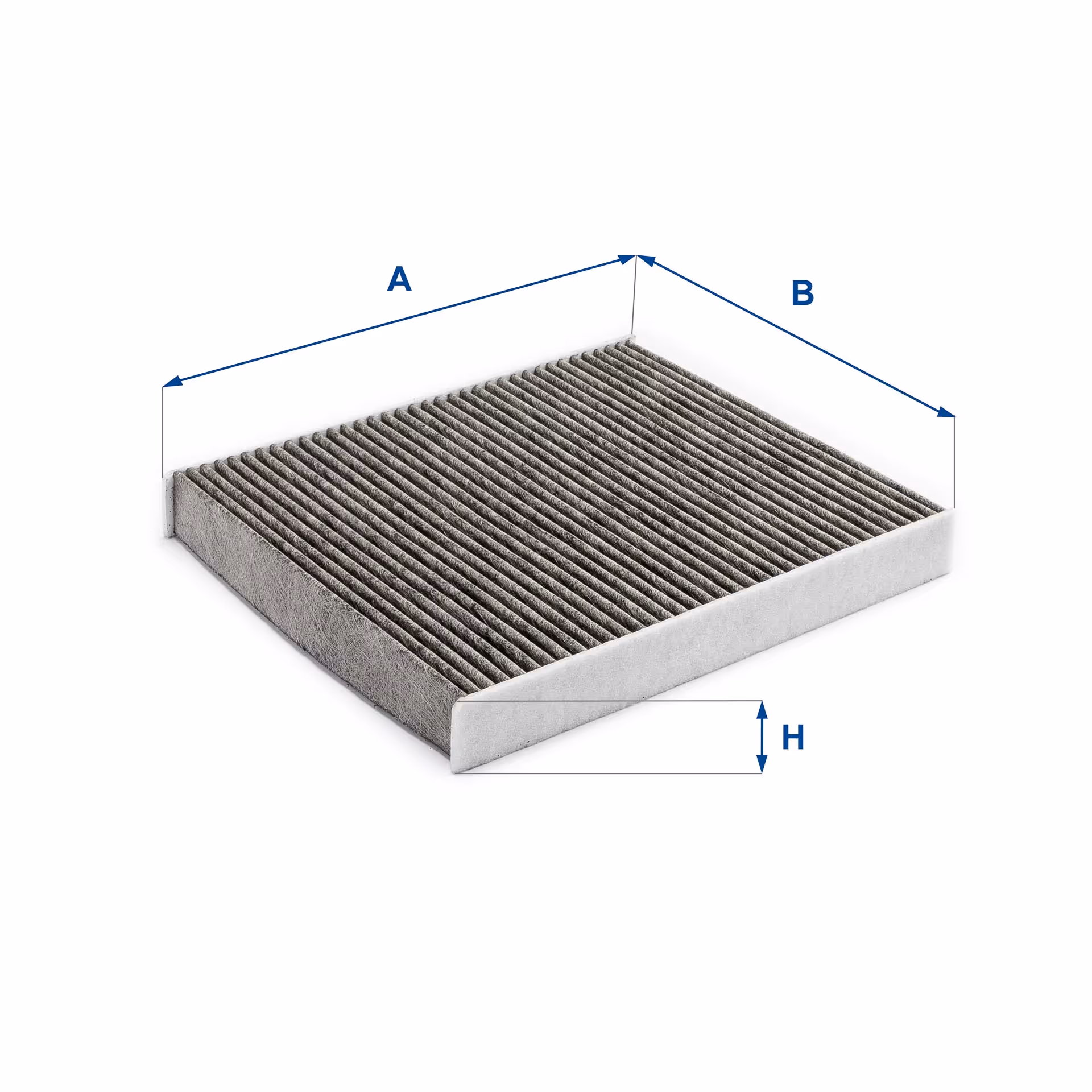 FILTRE D'HABITACLE, CHARBON ACTIF 54.314.00 - UFI FILTER