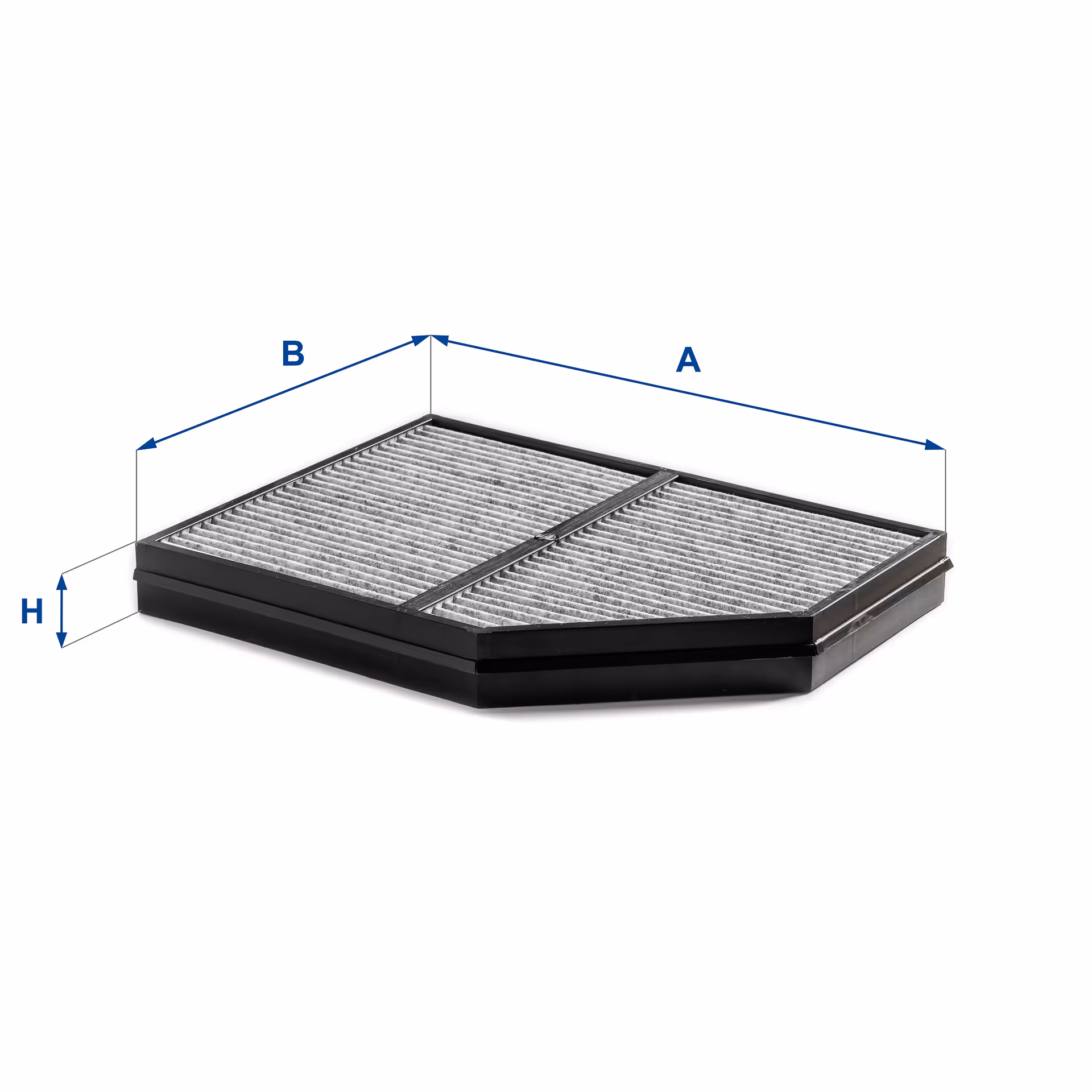 FILTRE D'HABITACLE, CHARBON ACTIF 54.349.00 - UFI FILTER