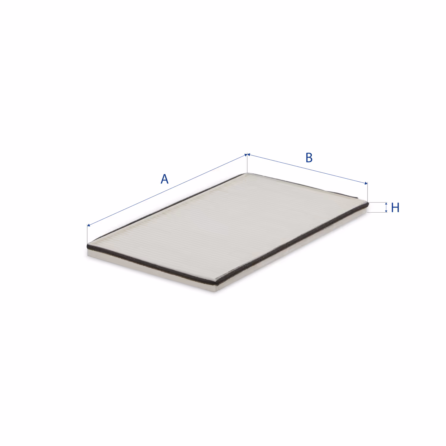 FILTRE D'HABITACLE, EN PAPIER 53.001.00 - UFI FILTER