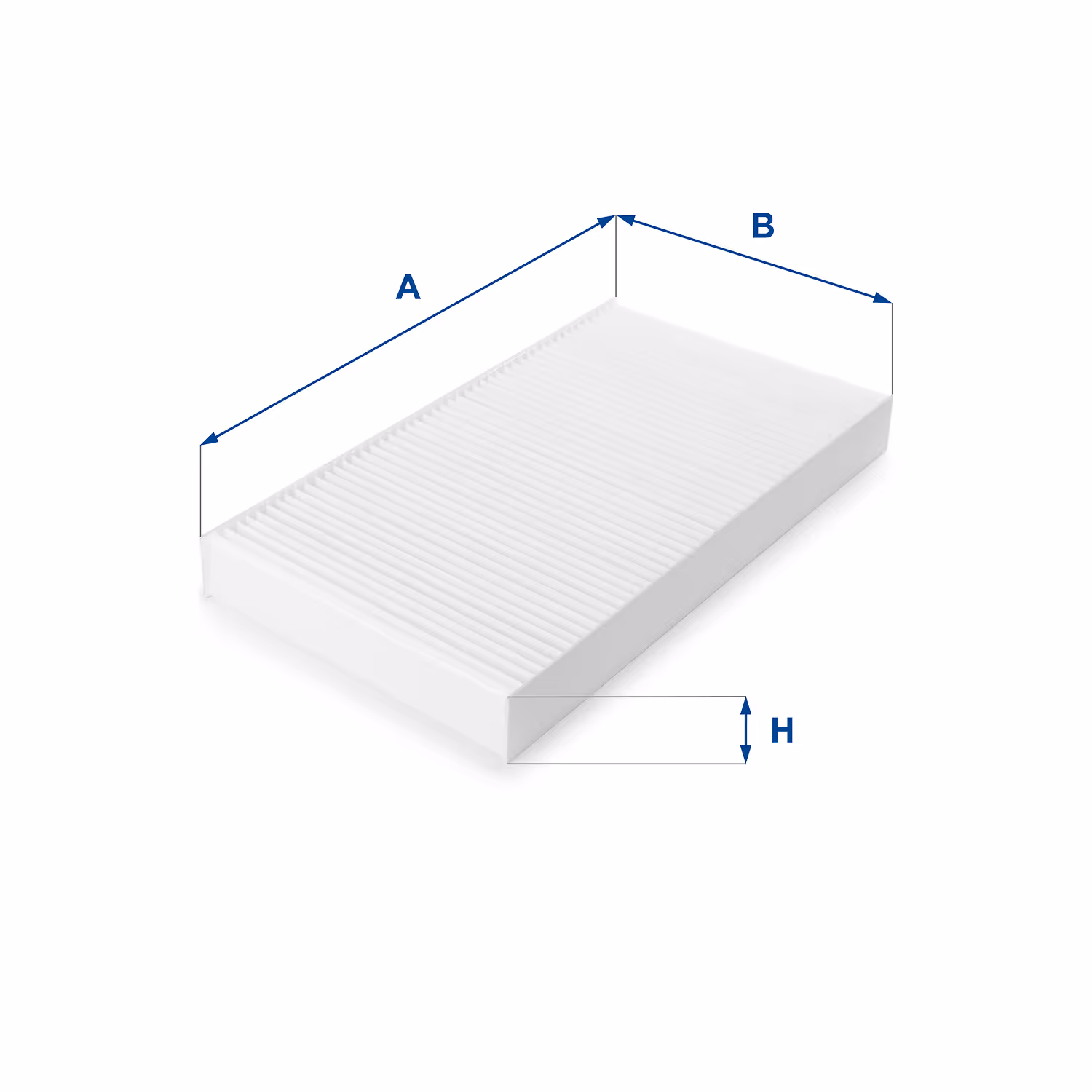 FILTRE D'HABITACLE, EN PAPIER 53.023.00 - UFI FILTER