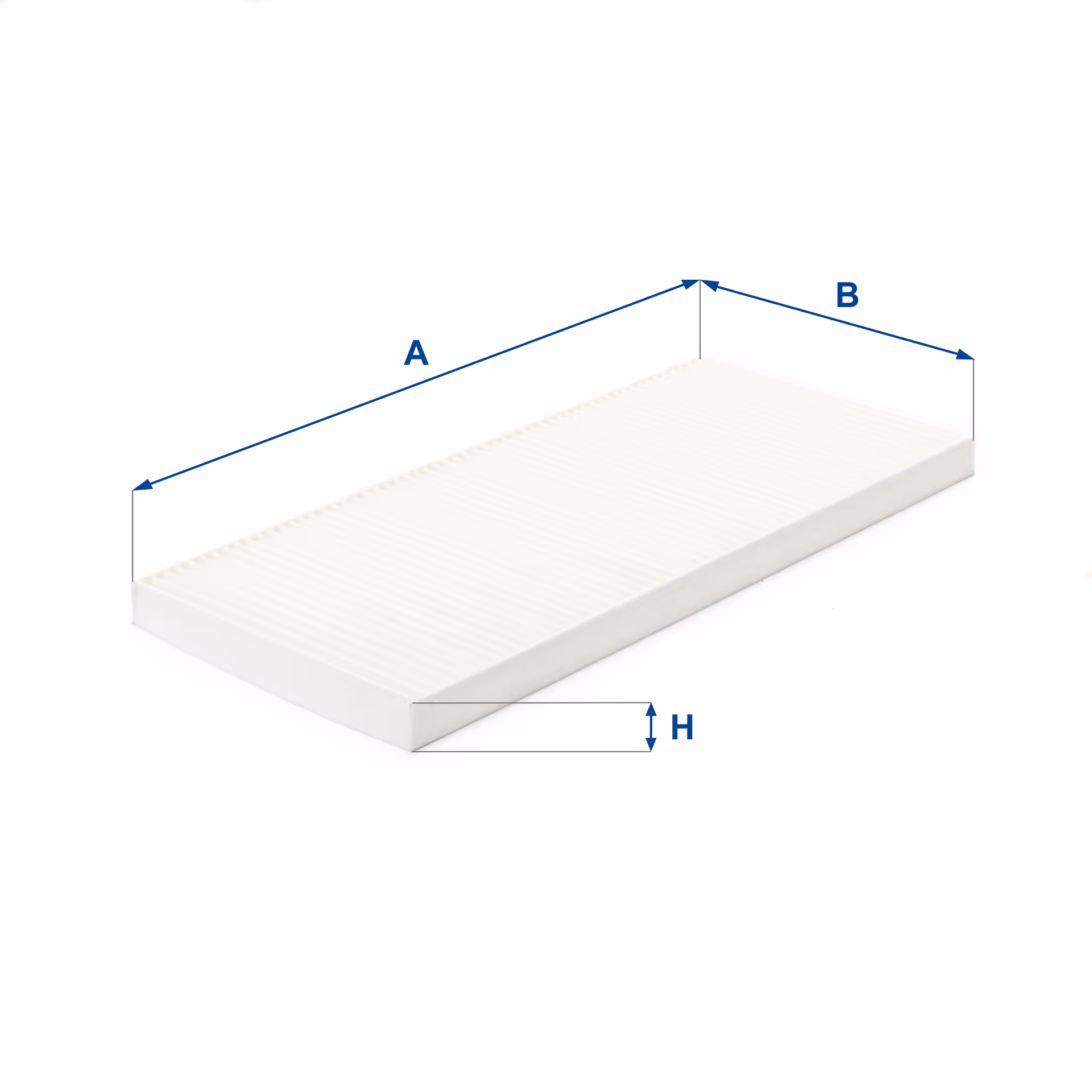 FILTRE D'HABITACLE, EN PAPIER 53.024.00 - UFI FILTER
