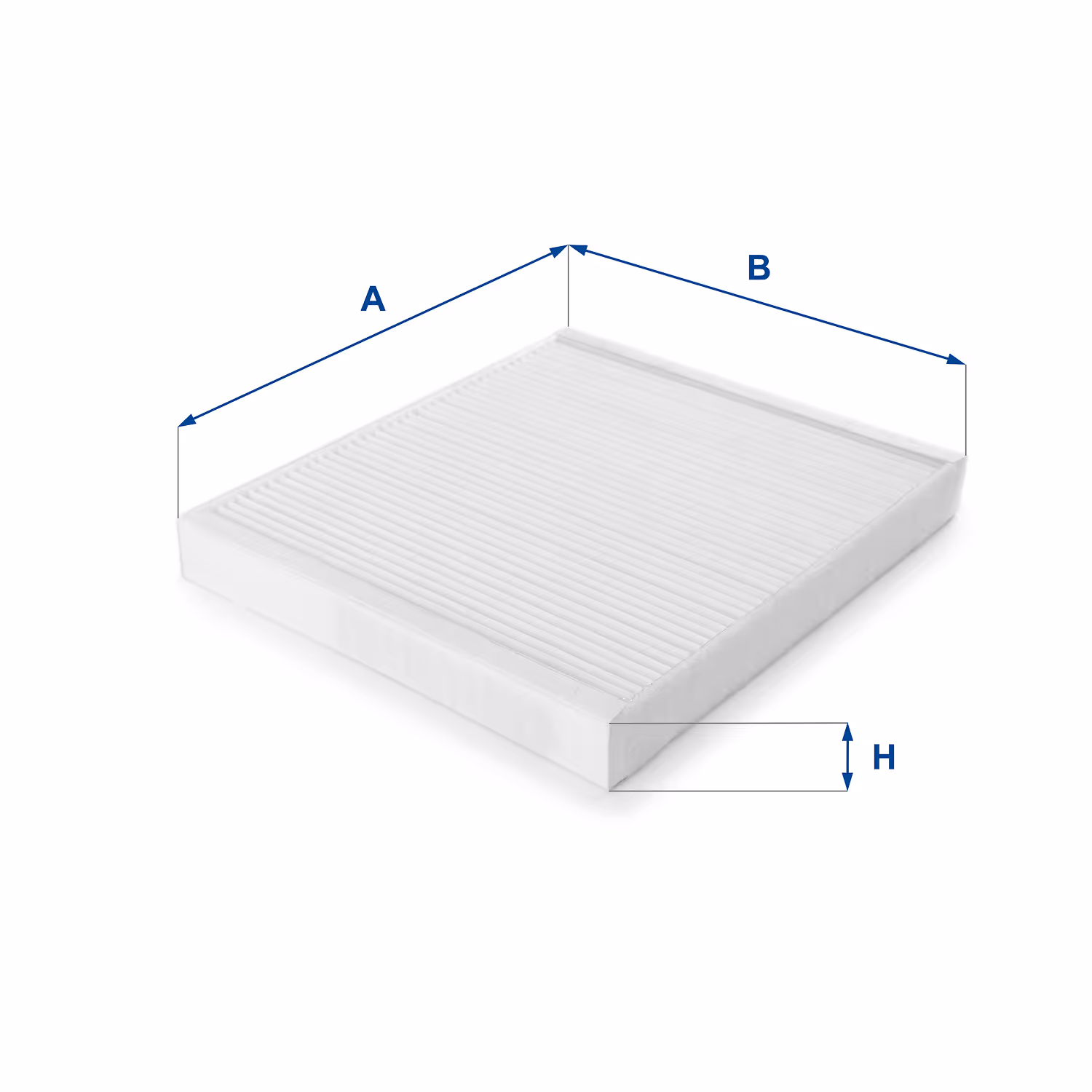 FILTRE D'HABITACLE, EN PAPIER 53.030.00 - UFI FILTER