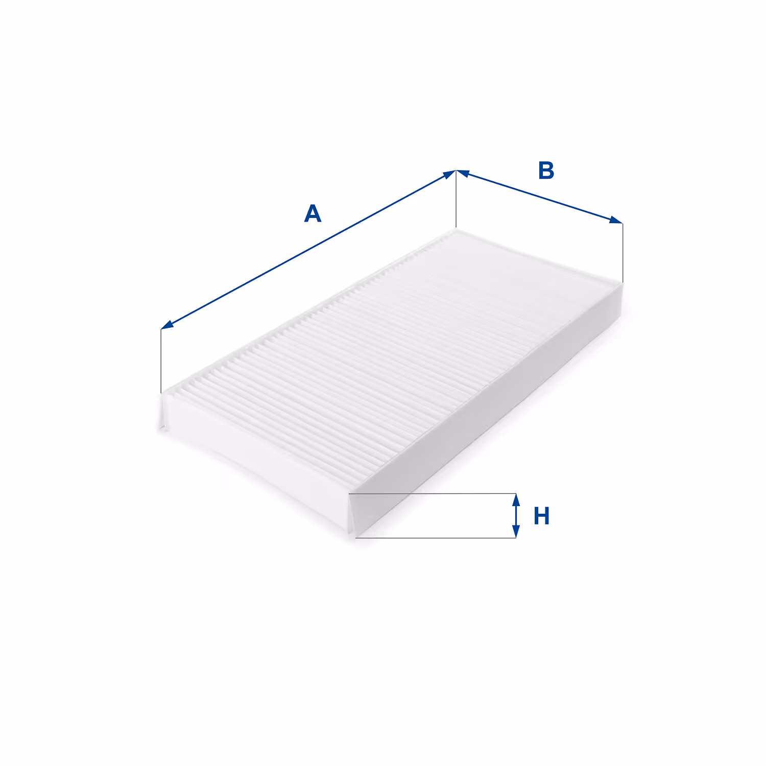FILTRE D'HABITACLE, EN PAPIER 53.034.00 - UFI FILTER