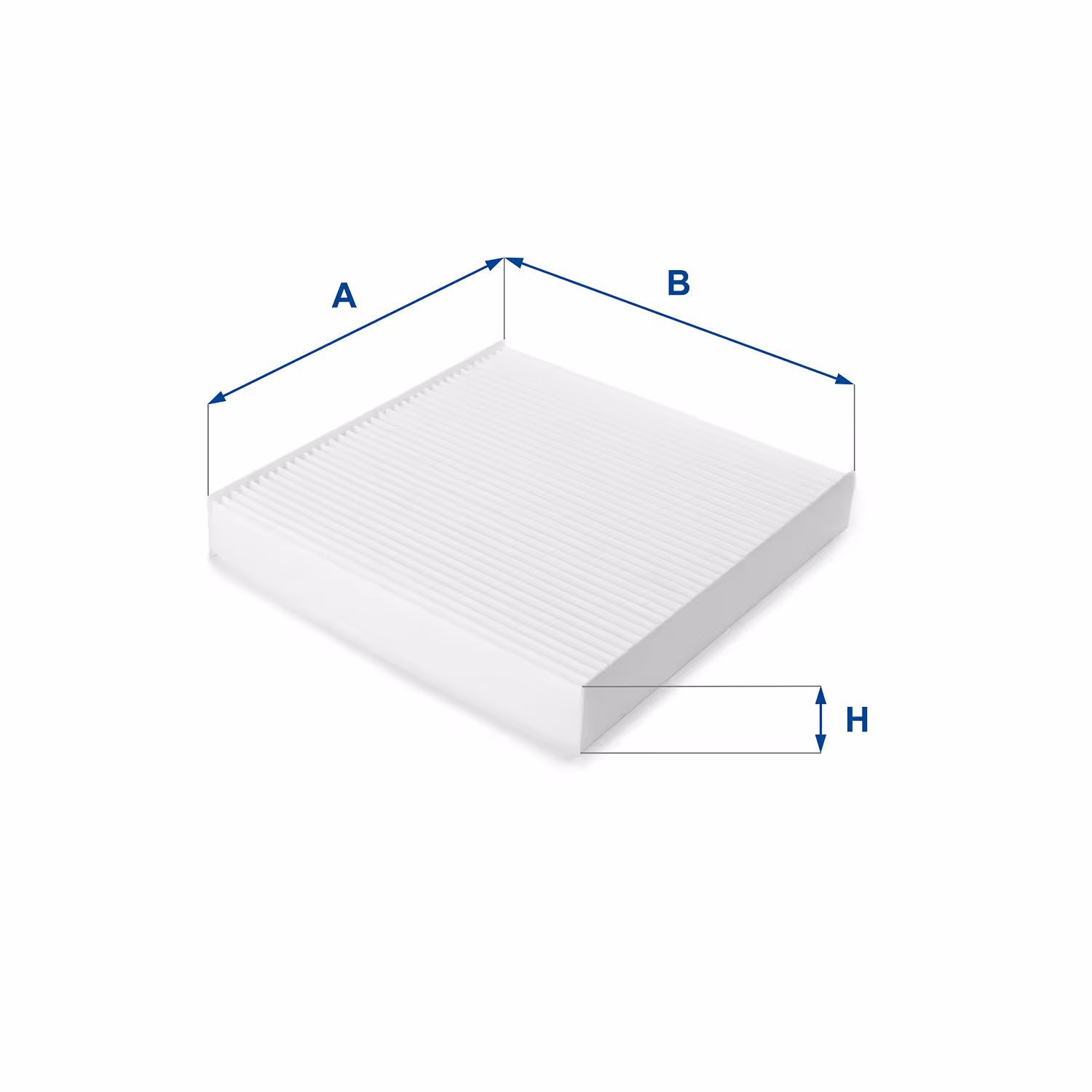 FILTRE D'HABITACLE, EN PAPIER 53.039.00 - UFI FILTER