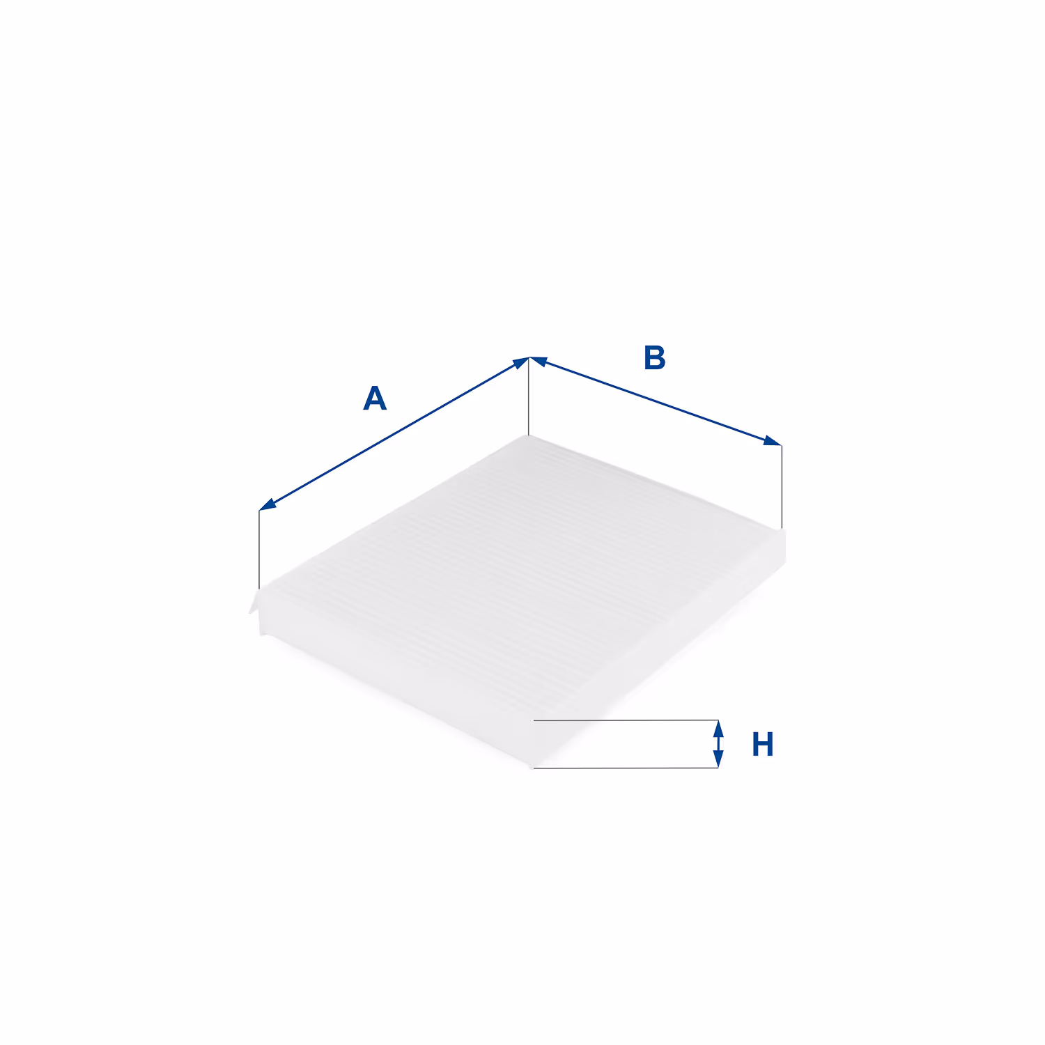 FILTRE D'HABITACLE, EN PAPIER 53.043.00 - UFI FILTER