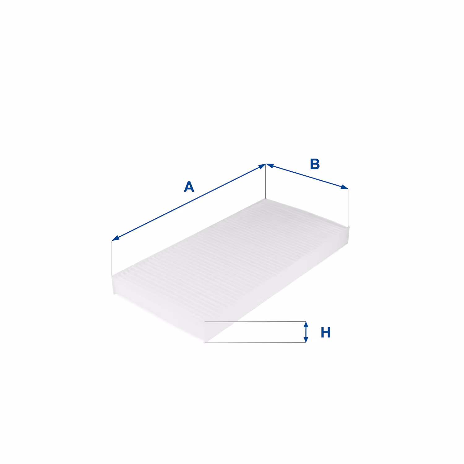 FILTRE D'HABITACLE, EN PAPIER 53.045.00 - UFI FILTER