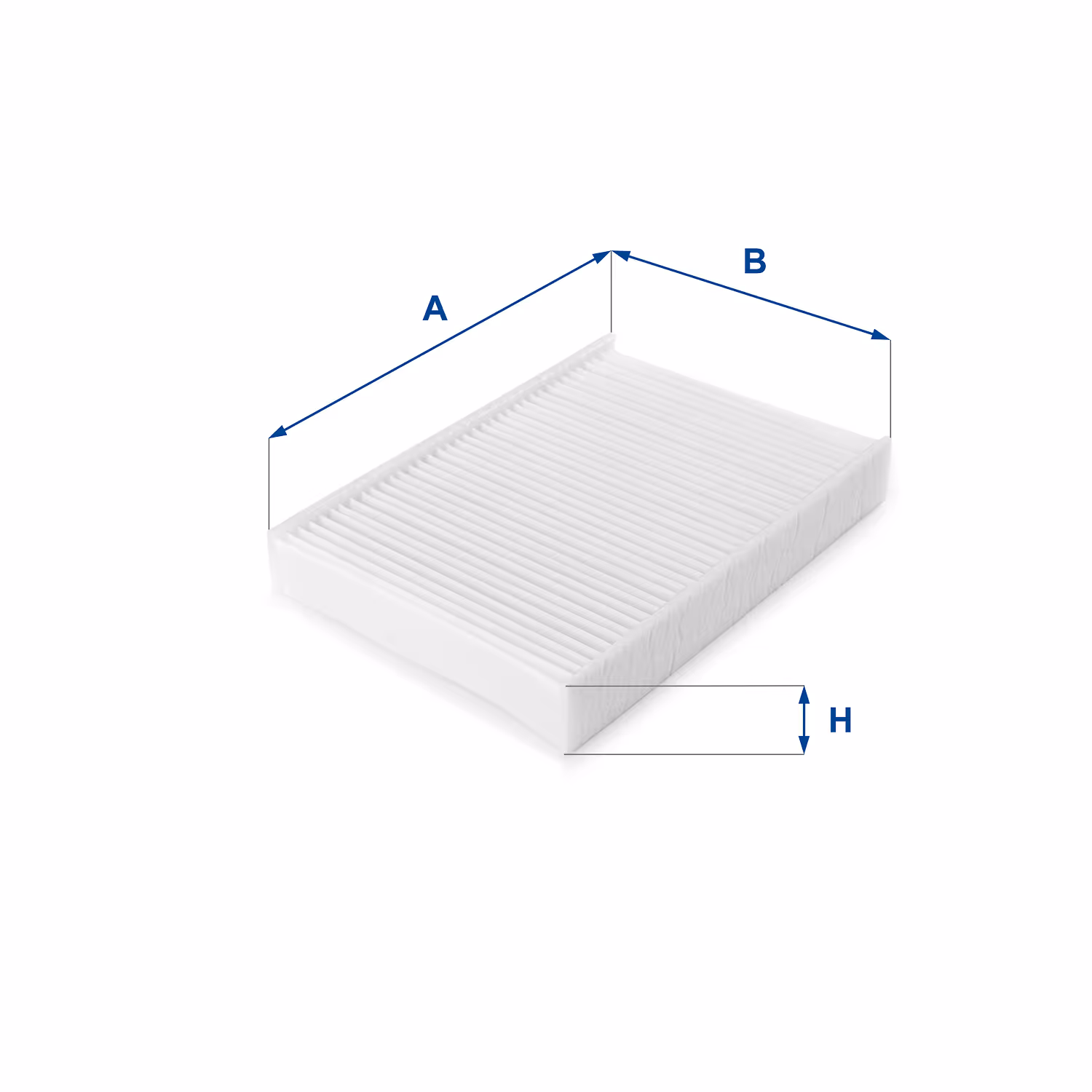 FILTRE D'HABITACLE, EN PAPIER 53.060.00 - UFI FILTER