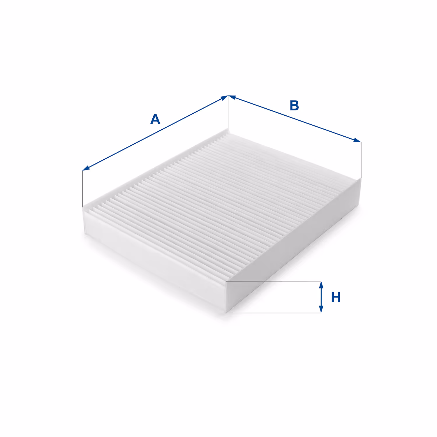 FILTRE D'HABITACLE, EN PAPIER 53.076.00 - UFI FILTER