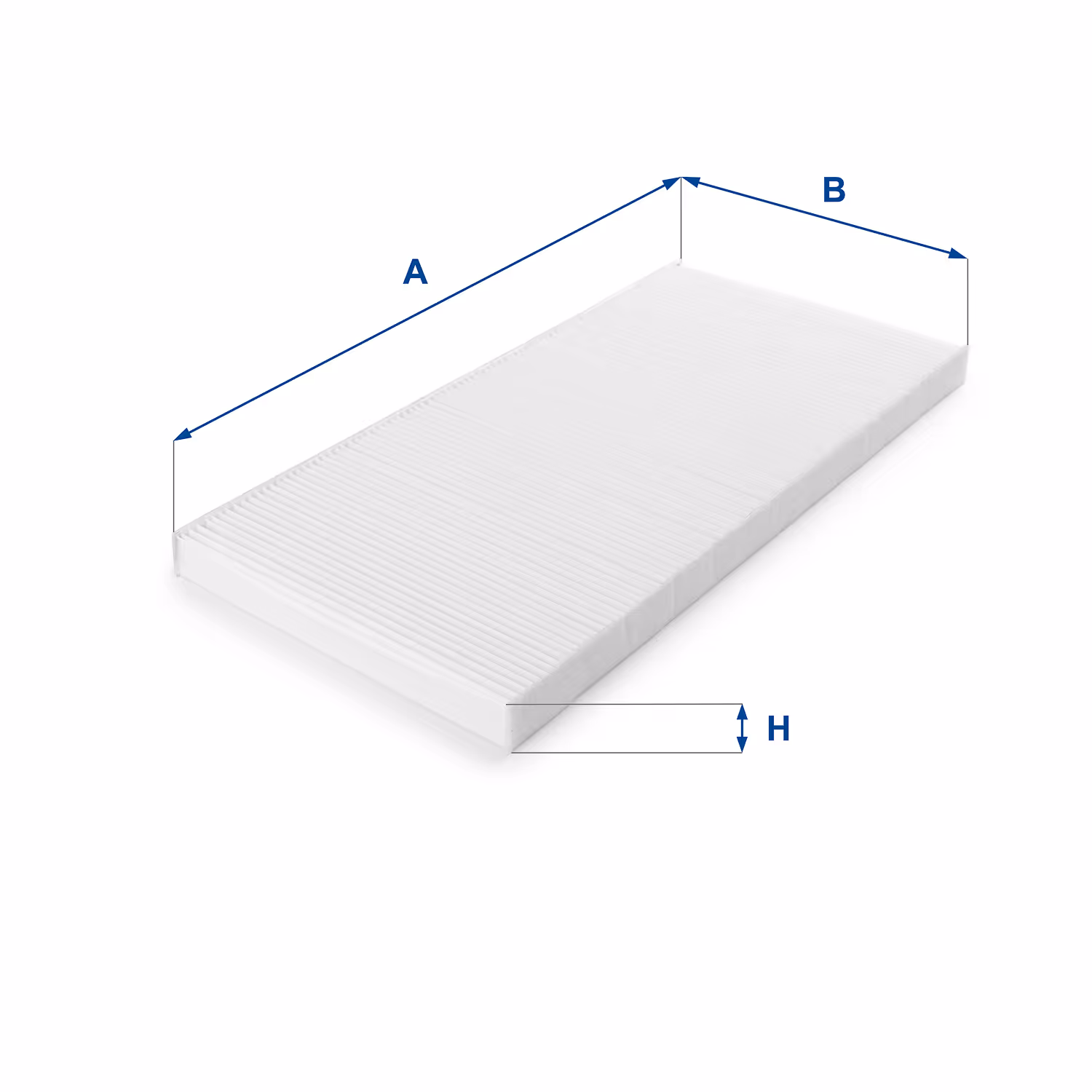 FILTRE D'HABITACLE, EN PAPIER 53.078.00 - UFI FILTER