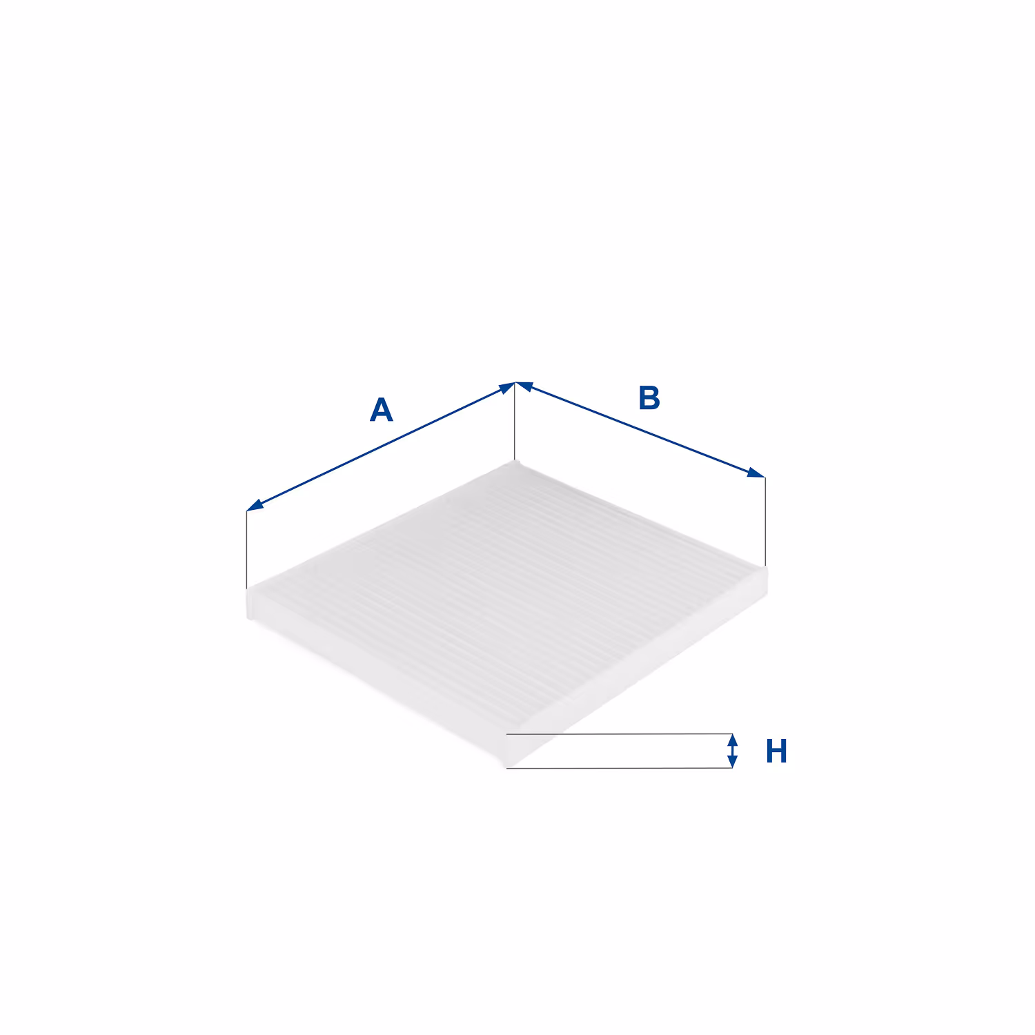FILTRE D'HABITACLE, EN PAPIER 53.088.00 - UFI FILTER