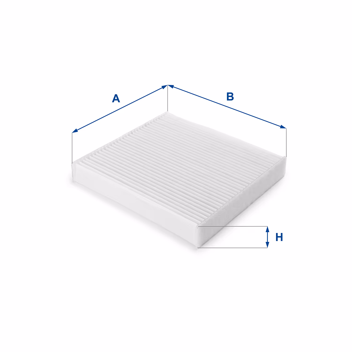 FILTRE D'HABITACLE, EN PAPIER 53.147.00 - UFI FILTER