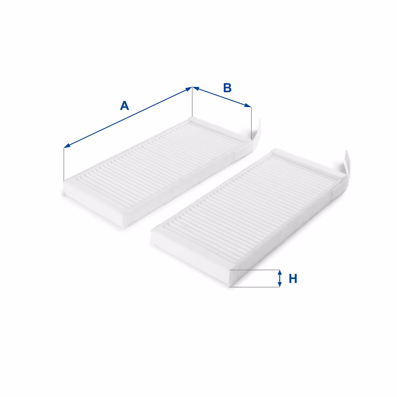 FILTRE D'HABITACLE, EN PAPIER 53.164.00 - UFI FILTER