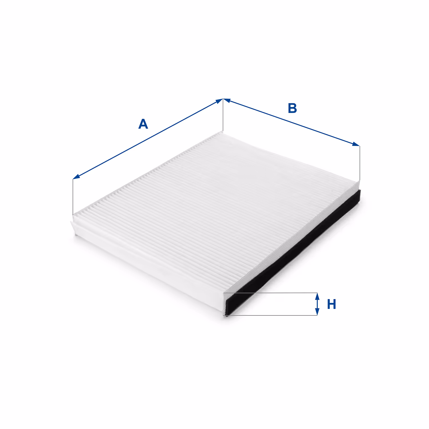 FILTRE D'HABITACLE, EN PAPIER 53.189.00 - UFI FILTER