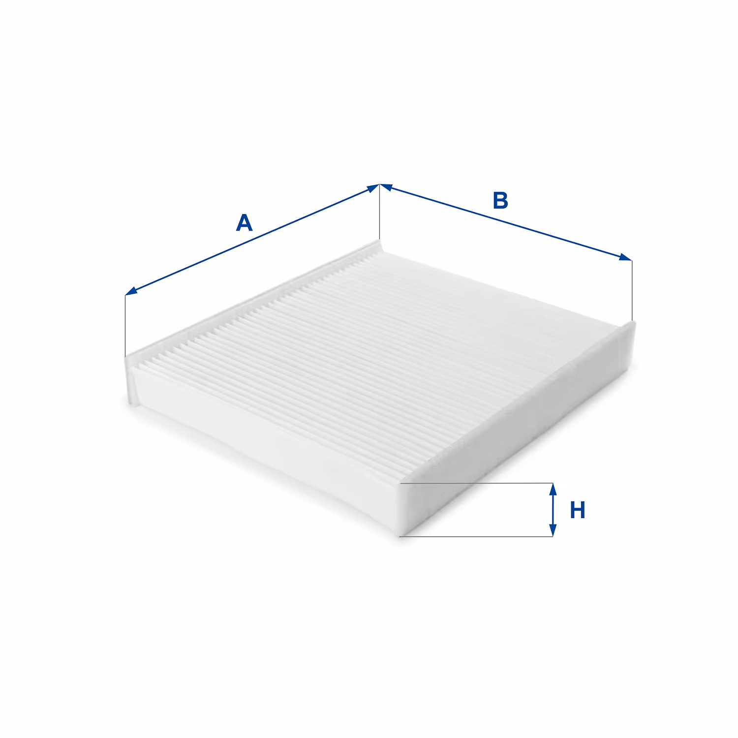 FILTRE D'HABITACLE, EN PAPIER 53.190.00 - UFI FILTER