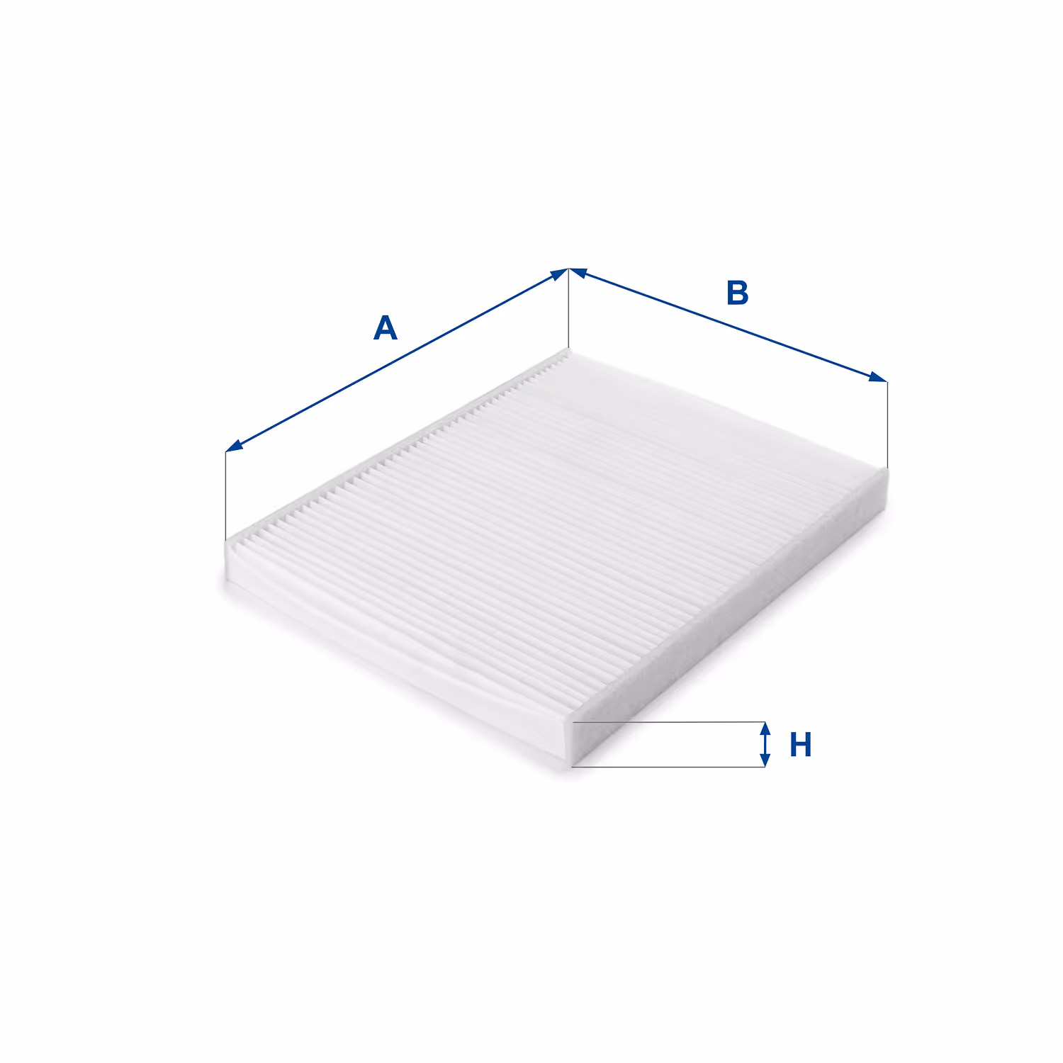 FILTRE D'HABITACLE, EN PAPIER 53.207.00 - UFI FILTER