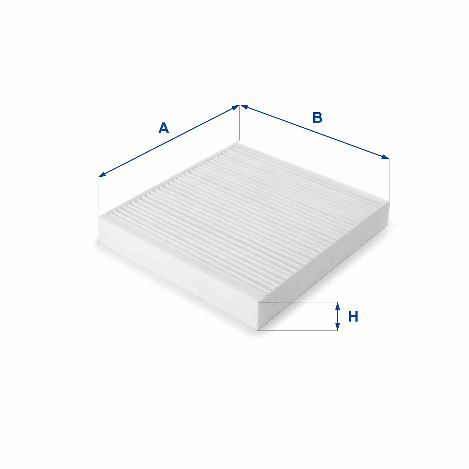 FILTRE D'HABITACLE, EN PAPIER 53.218.00 - UFI FILTER