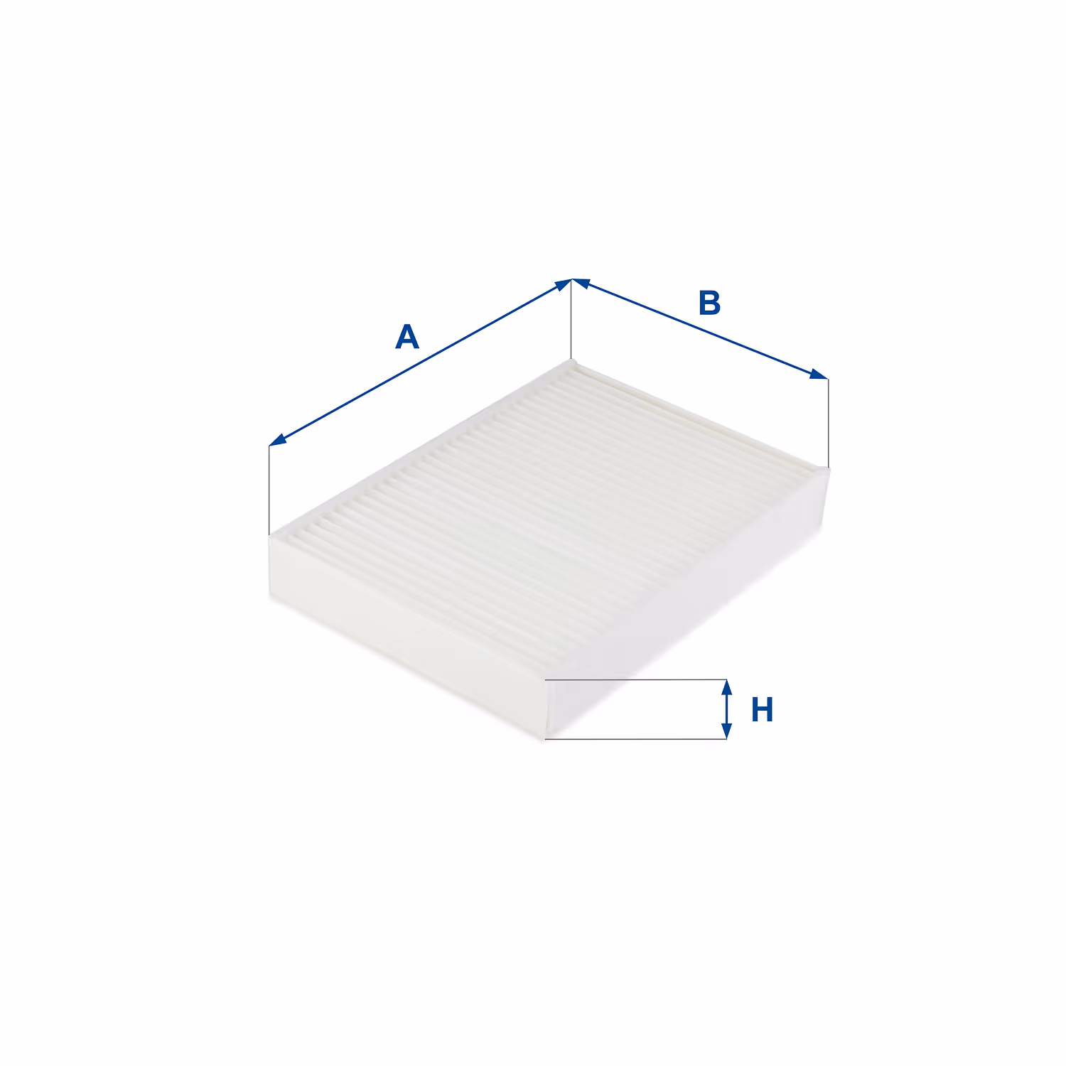 FILTRE D'HABITACLE, EN PAPIER 53.275.00 - UFI FILTER
