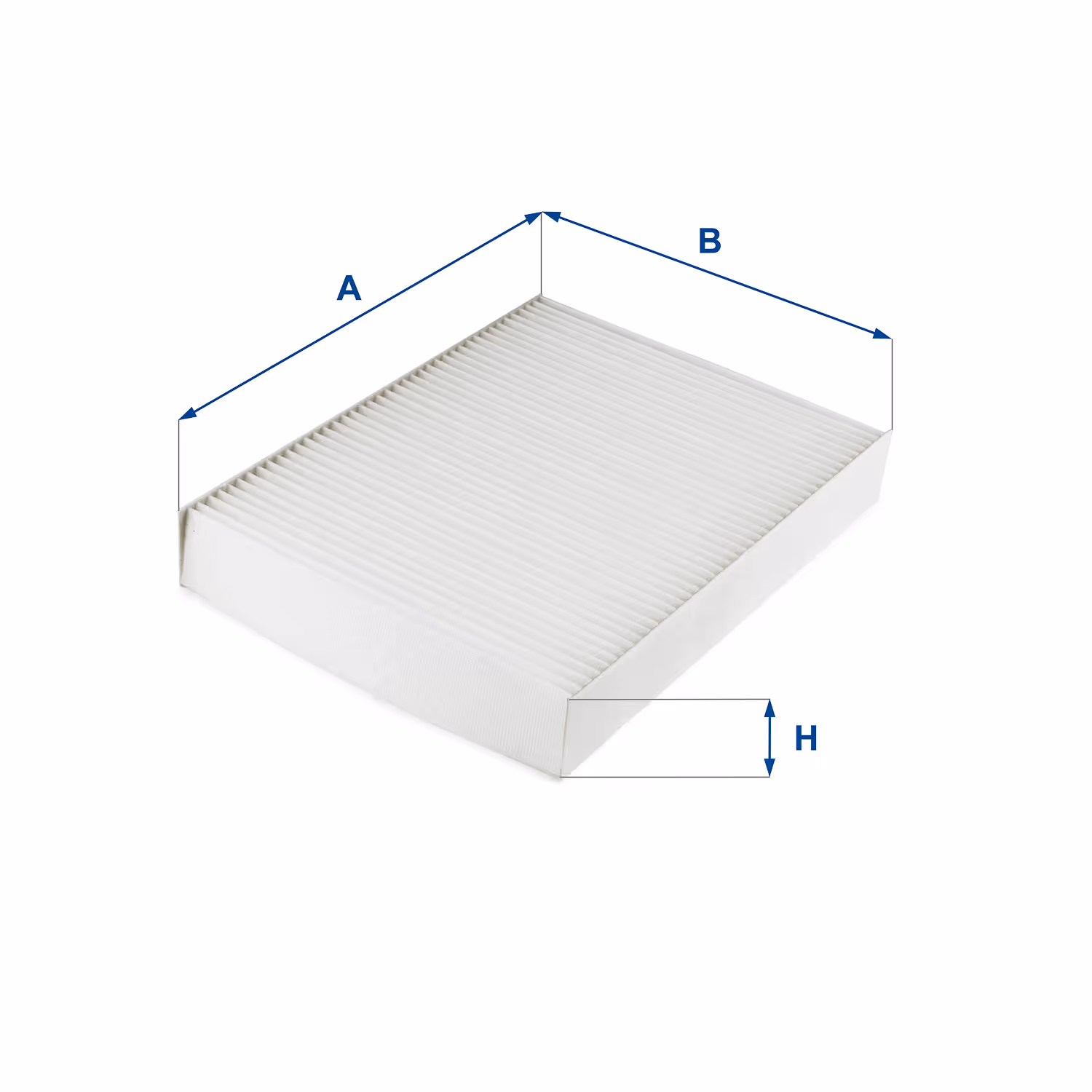 FILTRE D'HABITACLE, EN PAPIER 53.276.00 - UFI FILTER