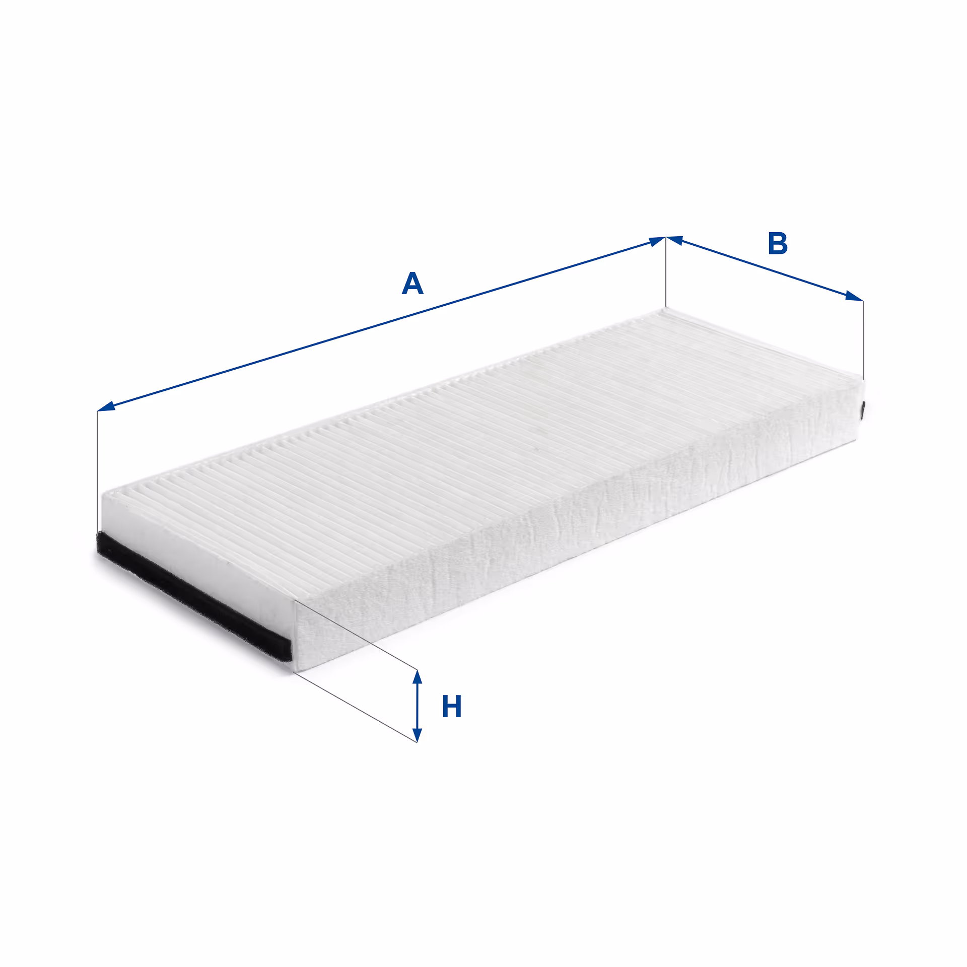 FILTRE D'HABITACLE, EN PAPIER 53.279.00 - UFI FILTER