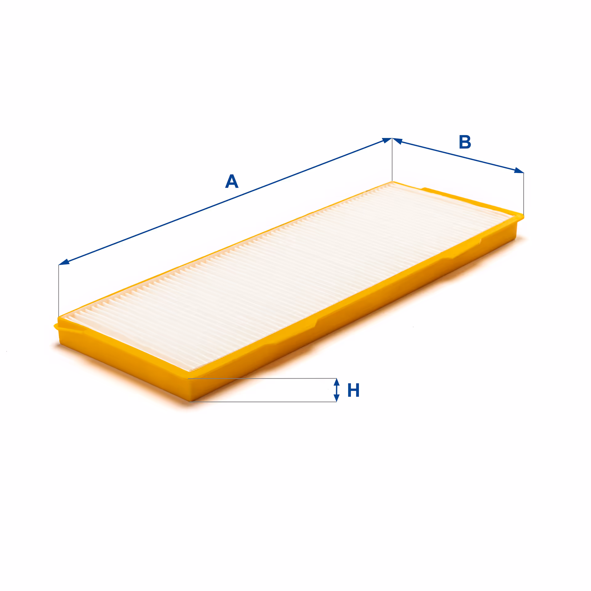 FILTRE D'HABITACLE, EN PAPIER 53.289.00 - UFI FILTER