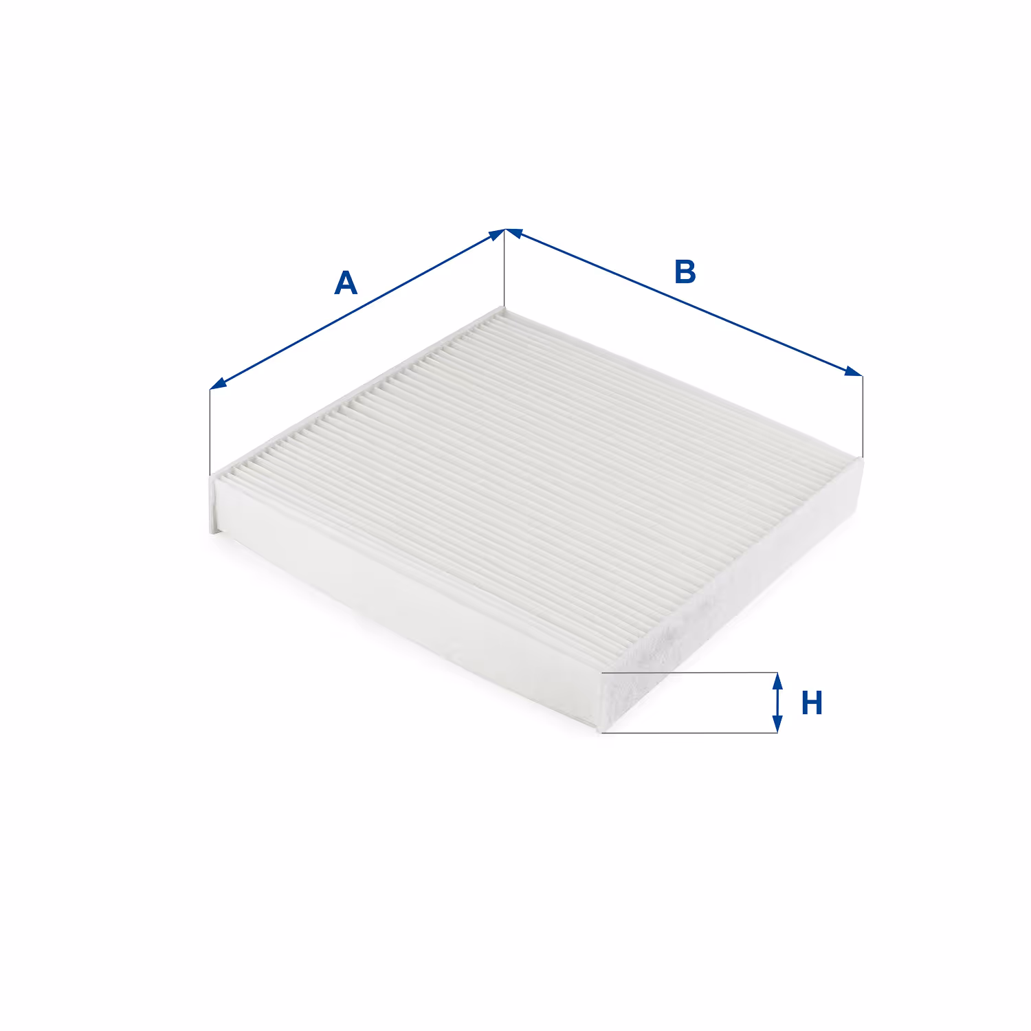 FILTRE D'HABITACLE, EN PAPIER 53.315.00 - UFI FILTER