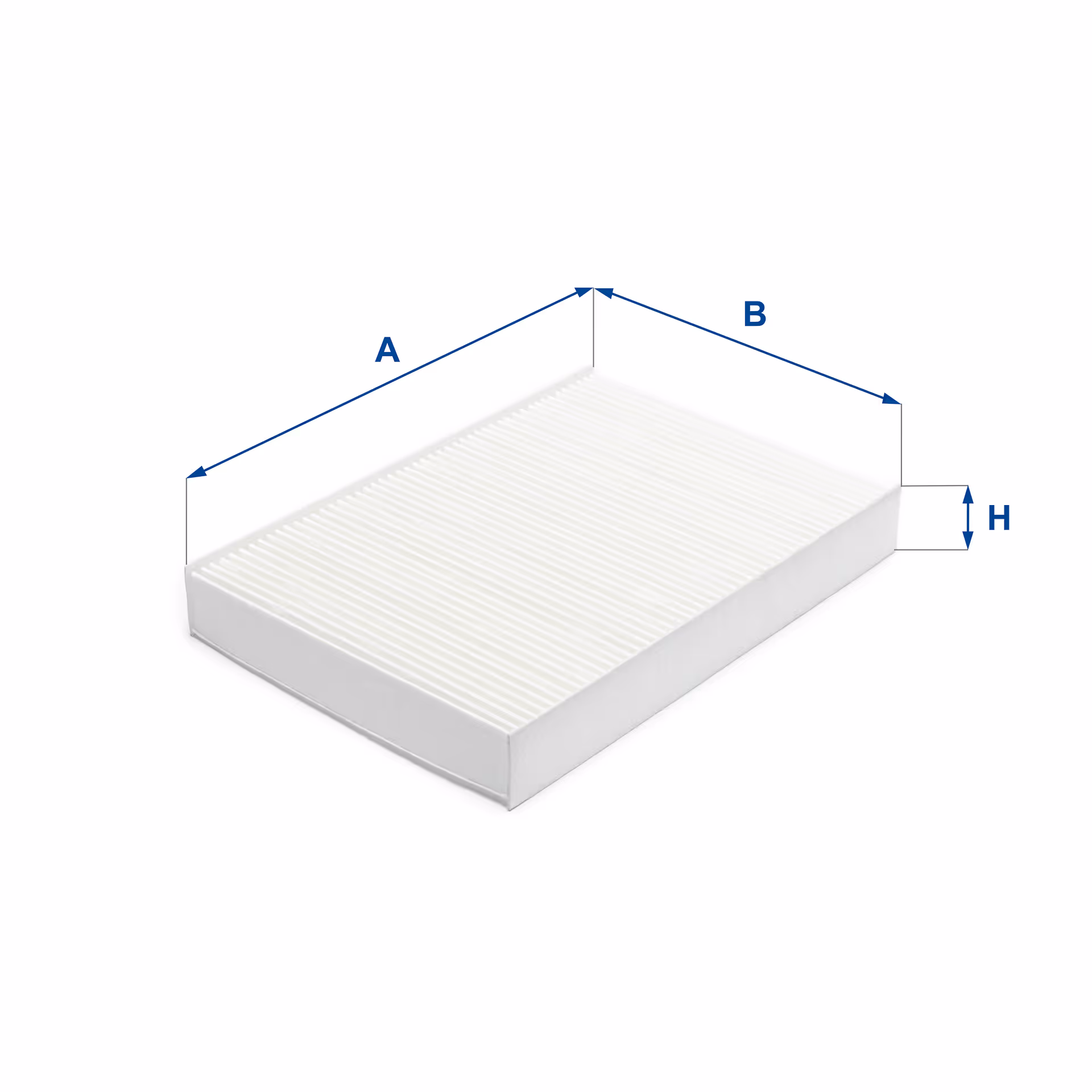 FILTRE D'HABITACLE, EN PAPIER 53.389.00 - UFI FILTER